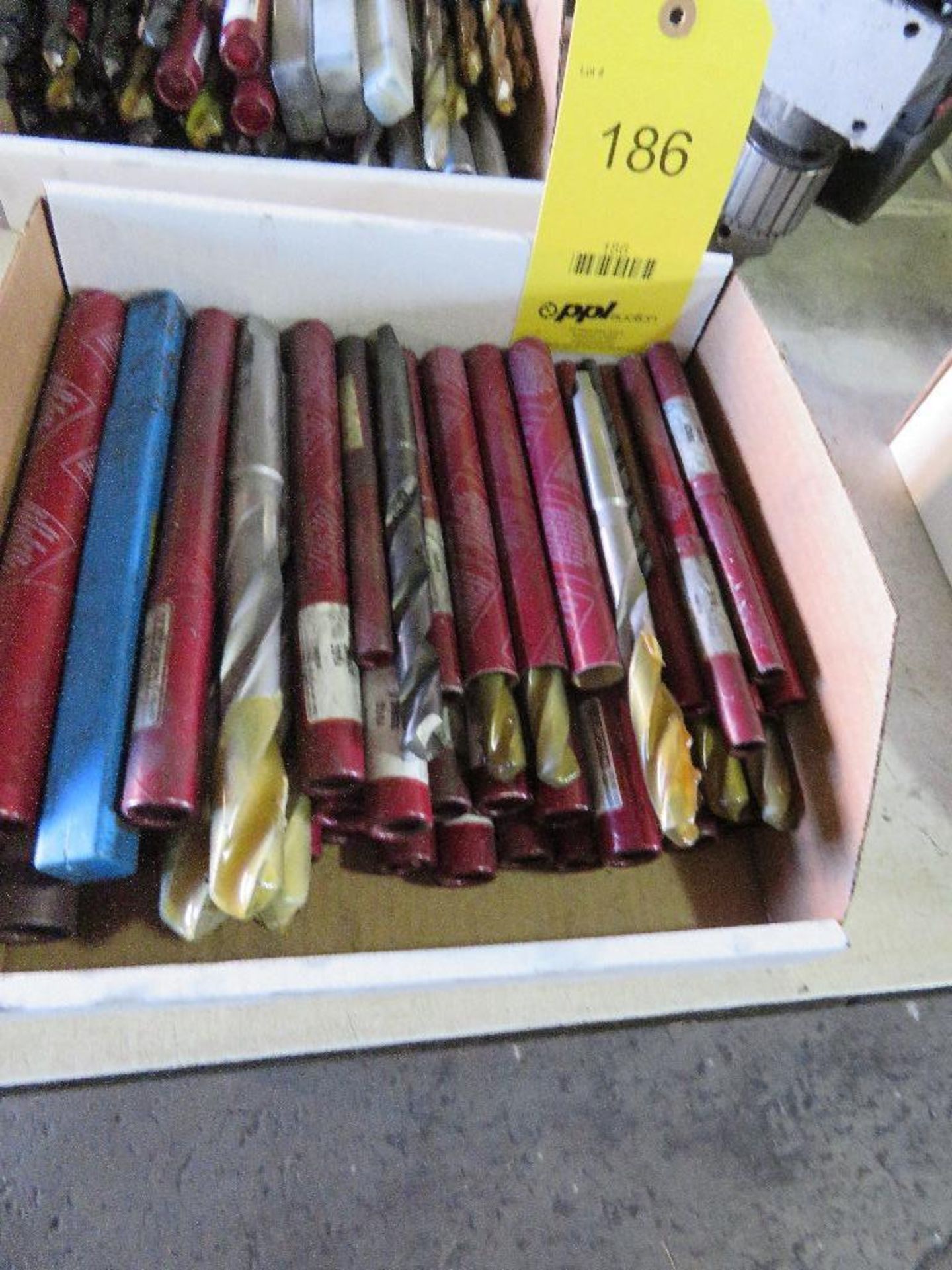 LOT: Assorted Taper Shank Drill Bits