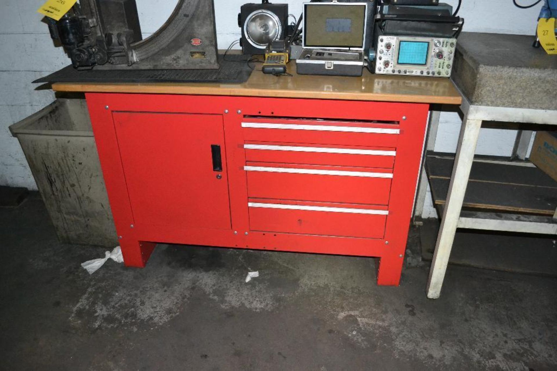 LOT: Contents of Lab including Buehler Polisher, Sander, Polishing Table, Cabinets with Supplies, Gr - Image 7 of 7