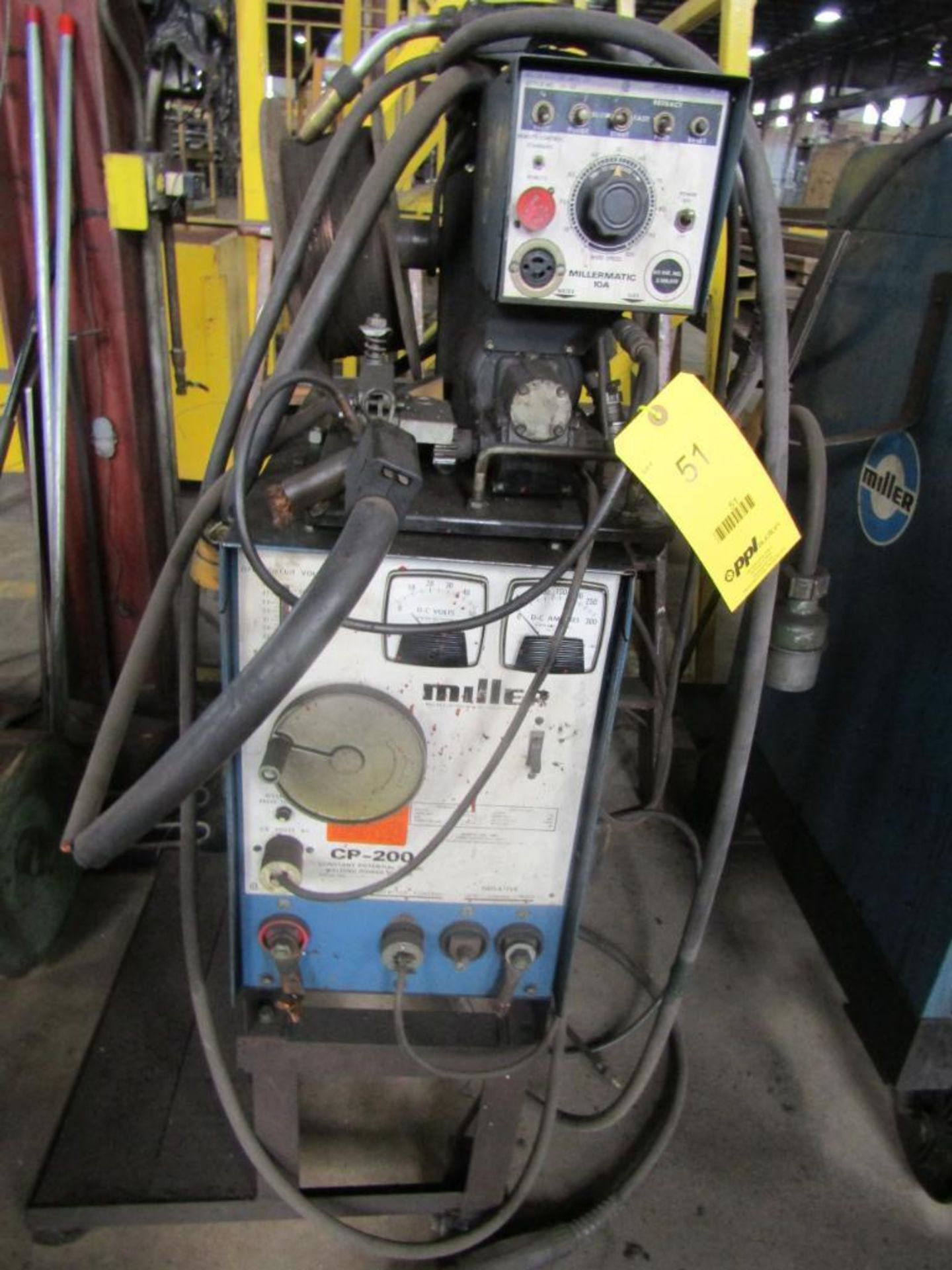 Miller Portable Welding Power Source Model CP-200, with Millermatic Wire Feed & Gun