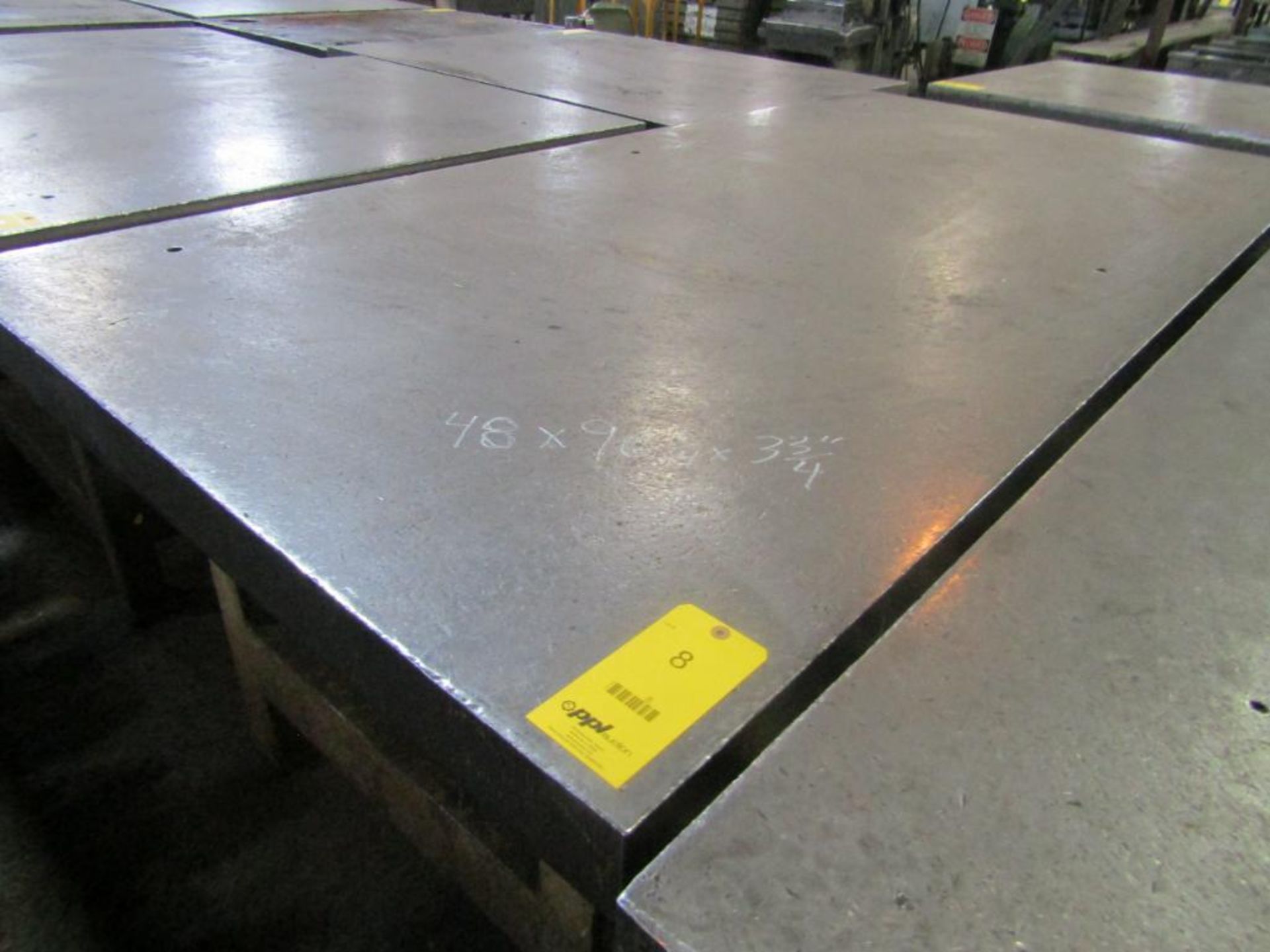 48 in. x 96 in. x 3-3/4 in. Heavy Duty Steel Fabrication Table