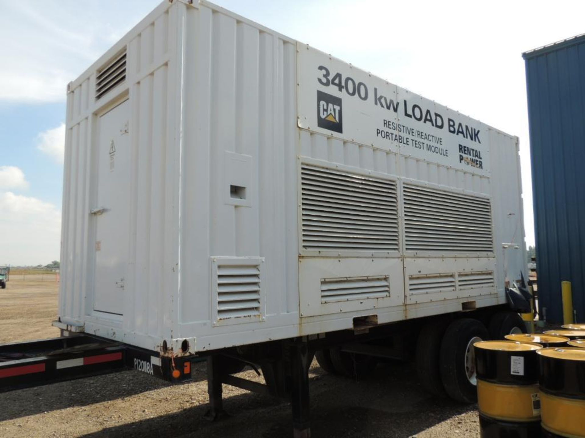 Caterpillar 3400kw Load Bank Resistive Reactive Portable Test Module, Mounted on Tandem-Axle Trailer - Image 3 of 13