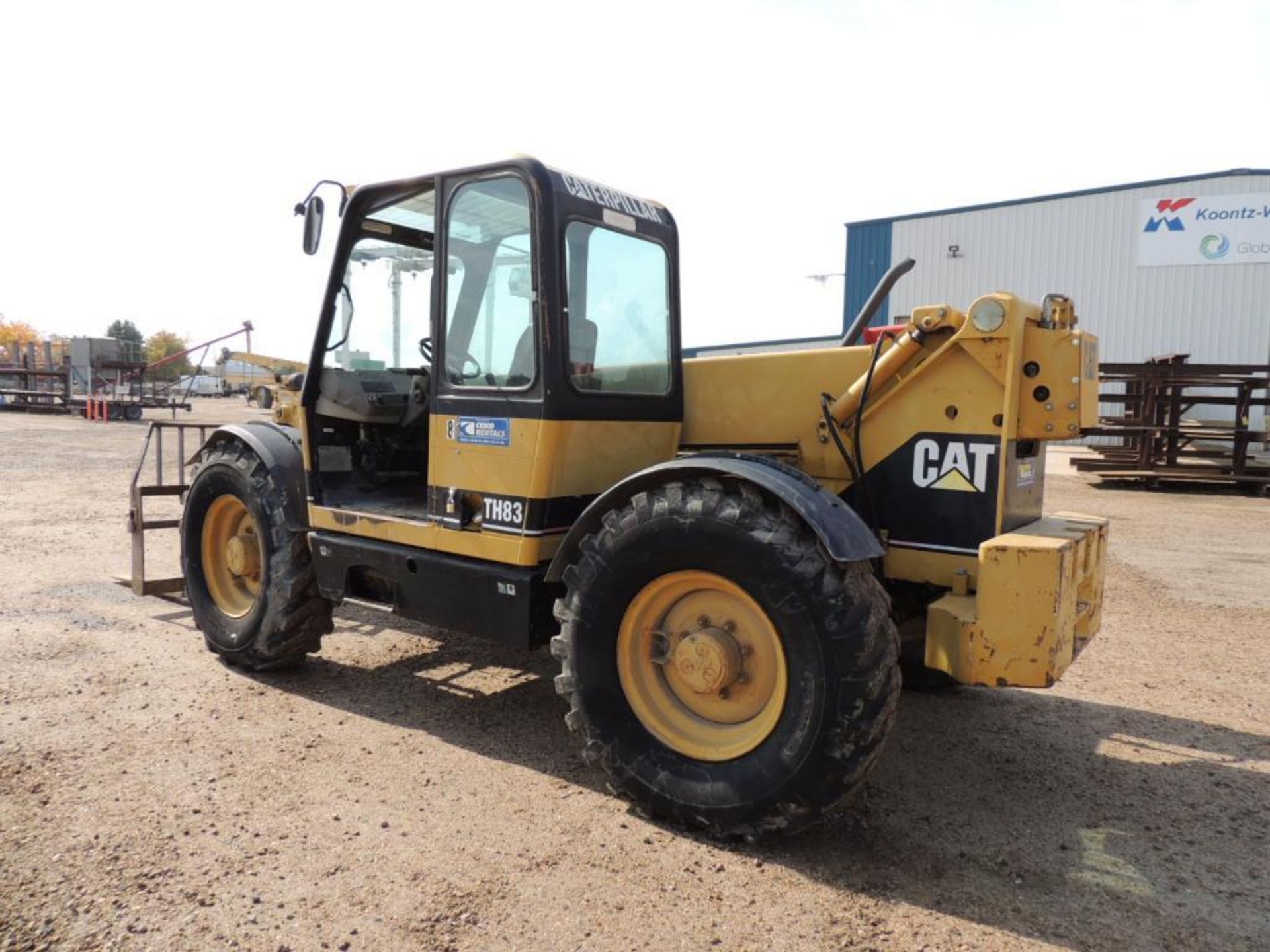 Caterpillar 8000 lb. Diesel Telescopic 4x4 Forklift Model TH83, S/N ...