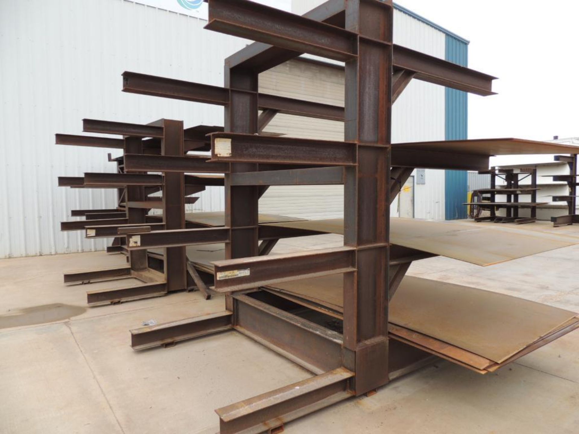 115 in. Wide x 5 ft. Deep x 14 ft. High Double-Leg Double-Side Fabricated I-Beam Material Stand (#14 - Image 2 of 2