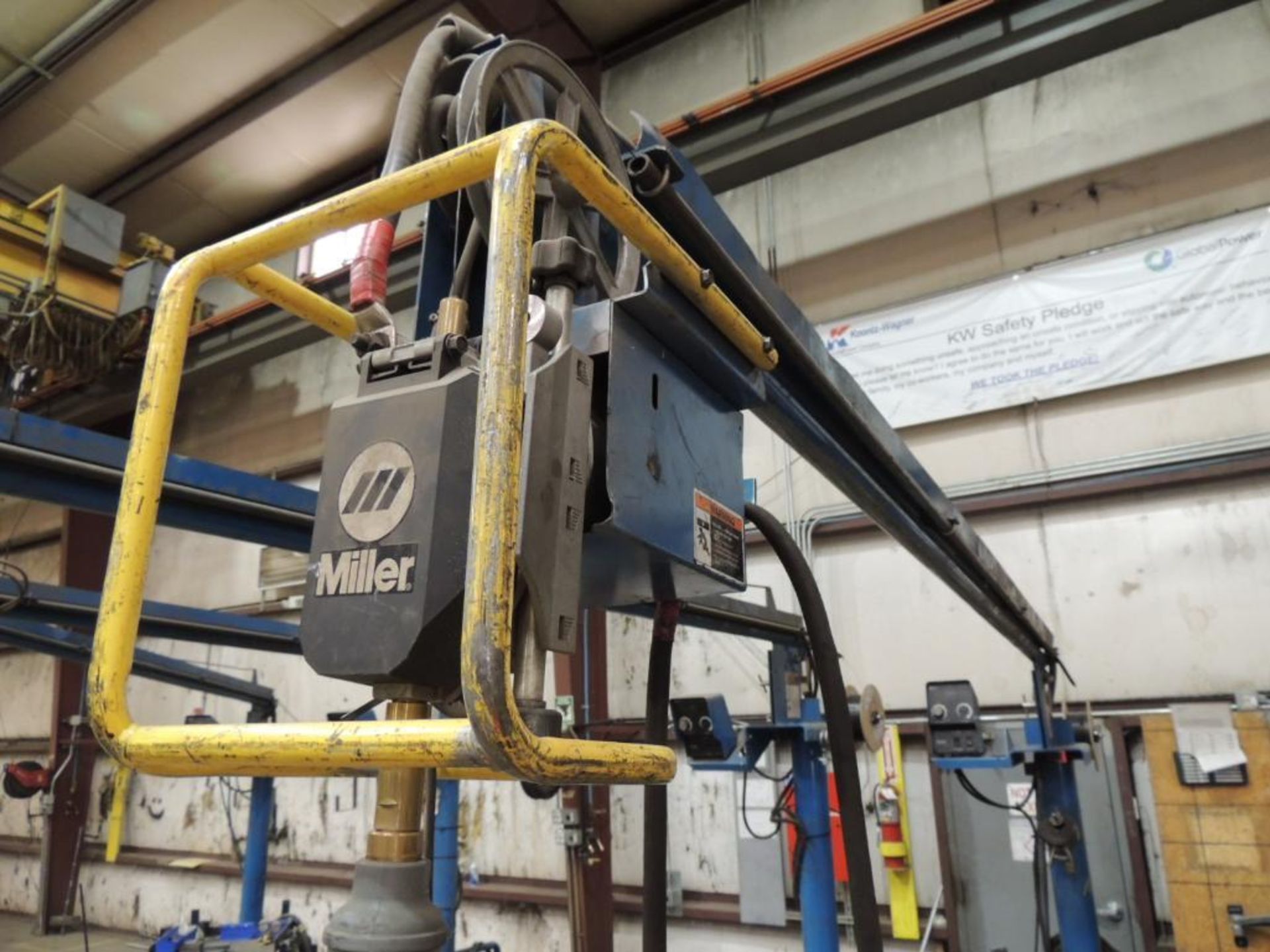 Miller Deltaweld 302 Welder, with Miller 70 Series Feeder & 12 ft. Boom - Image 3 of 3