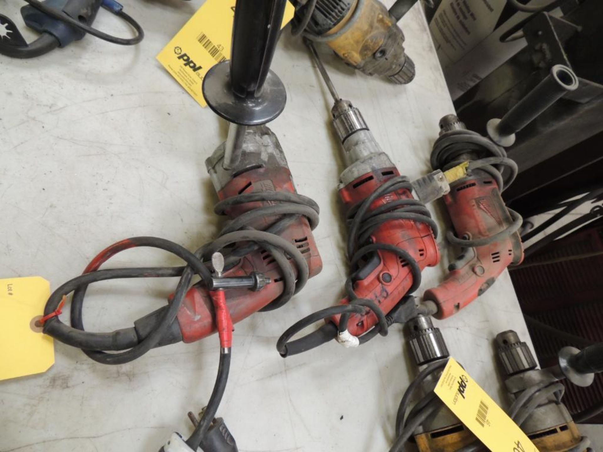 LOT: (3) Milwaukee 1/2 in. Drills, 110 Volt