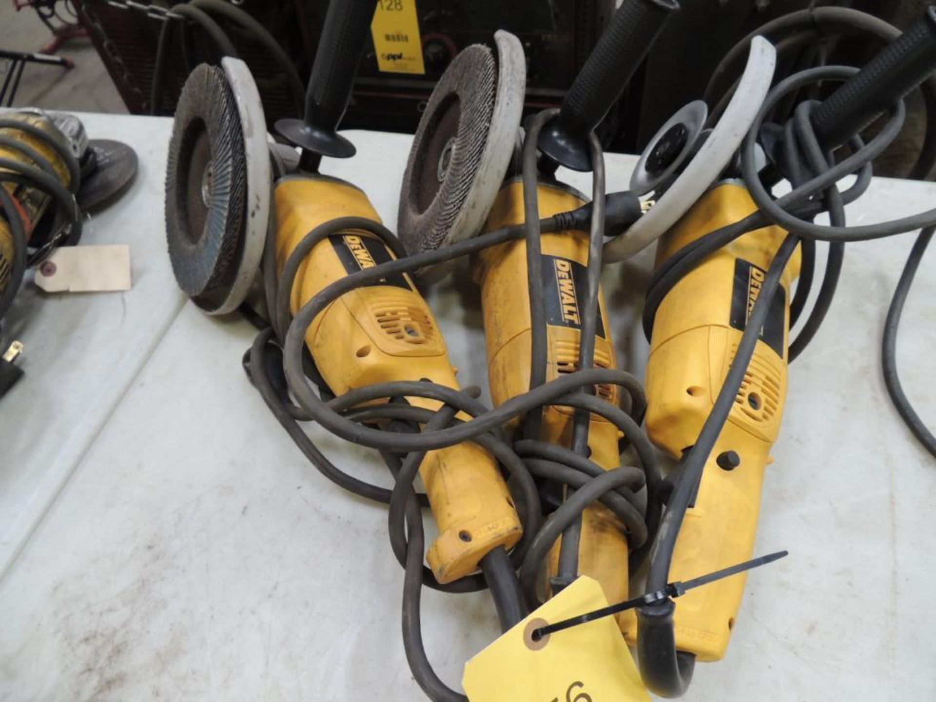 LOT: (3) Dewalt 7 in. Angle Grinders, 110 Volt