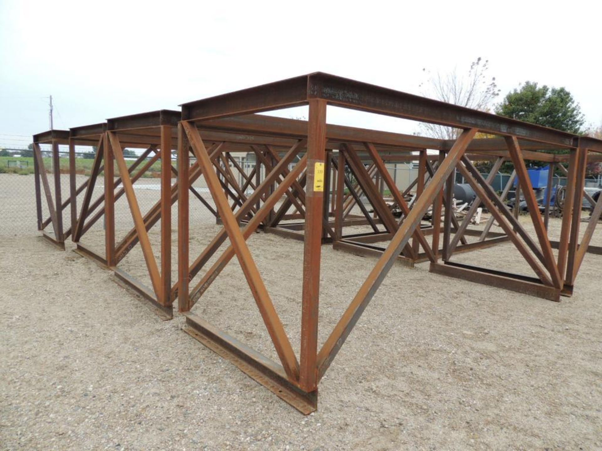 LOT: (8) 162 in. Wide x 72 in. Deep x 79 in. High Enclosure Frames - Image 2 of 2