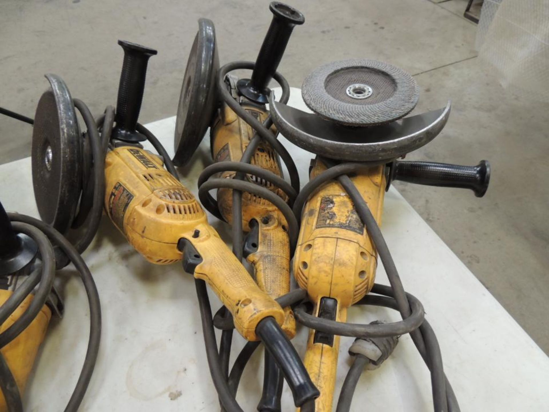 LOT: (3) Dewalt 9 in. Angle Grinders, 110 Volt