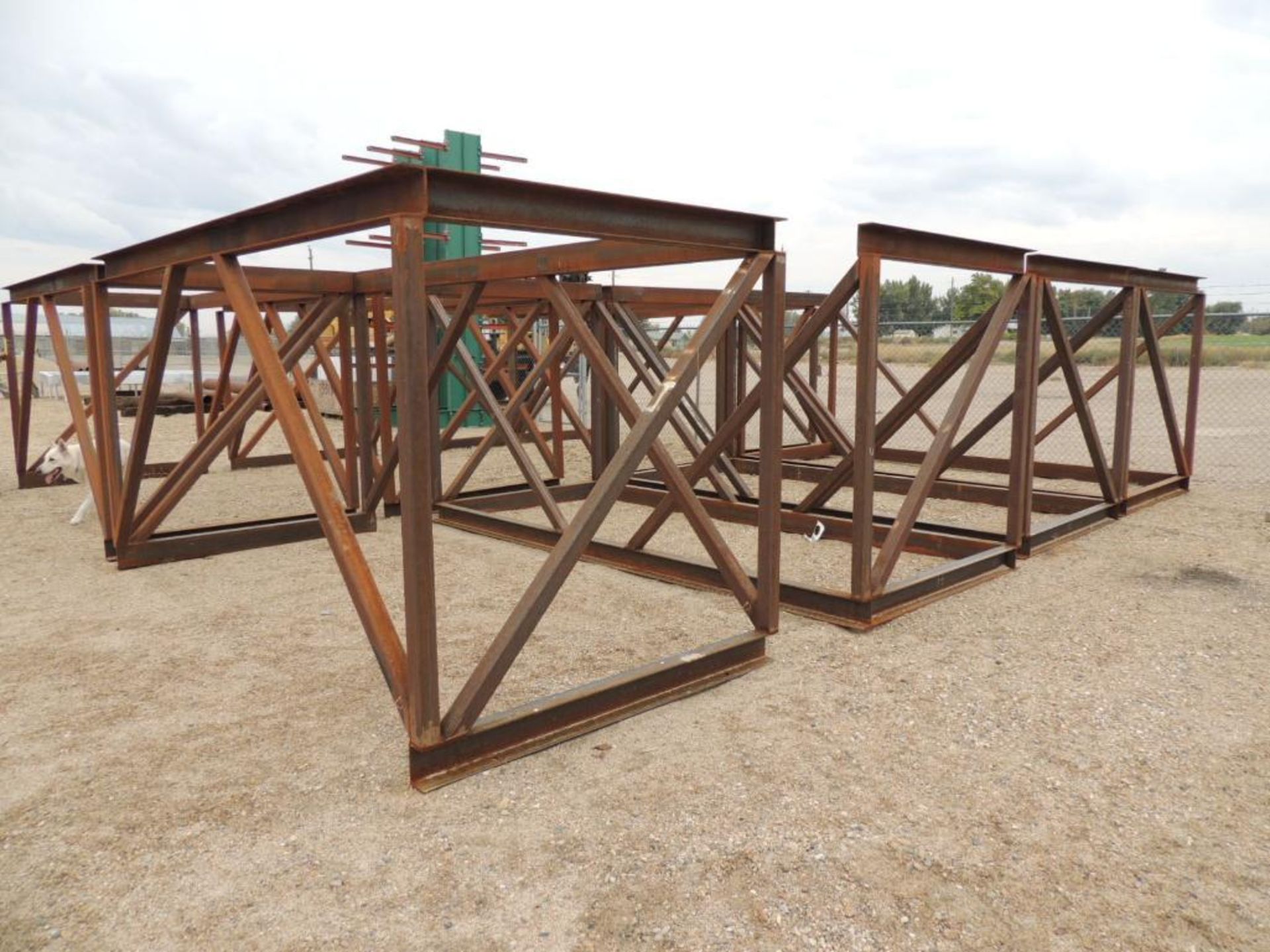 LOT: (8) 162 in. Wide x 72 in. Deep x 79 in. High Enclosure Frames