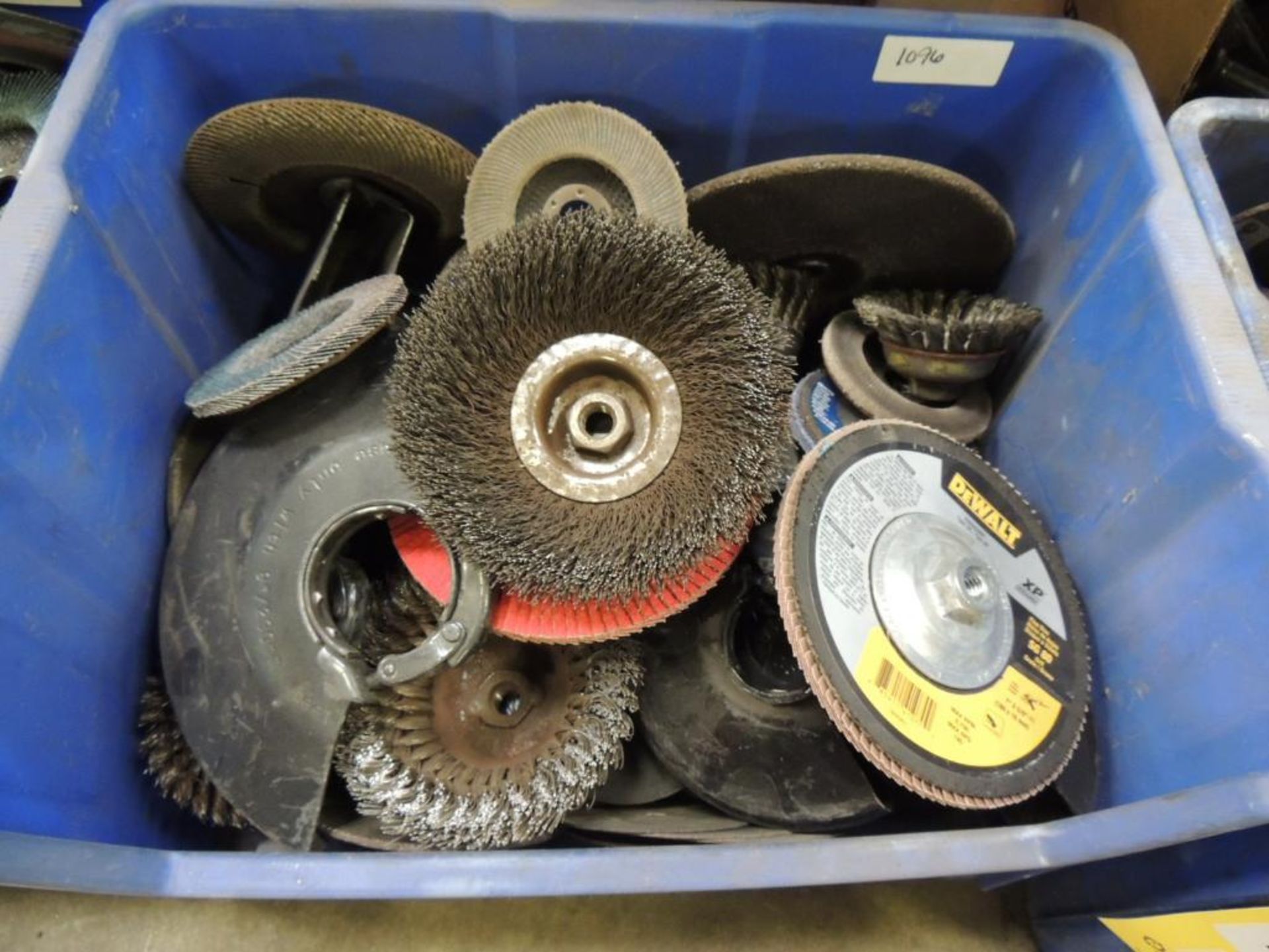 LOT: Assorted Grinding Discs, Cut-off Discs, Sanding Discs & Wire Wheels in Assorted Sizes