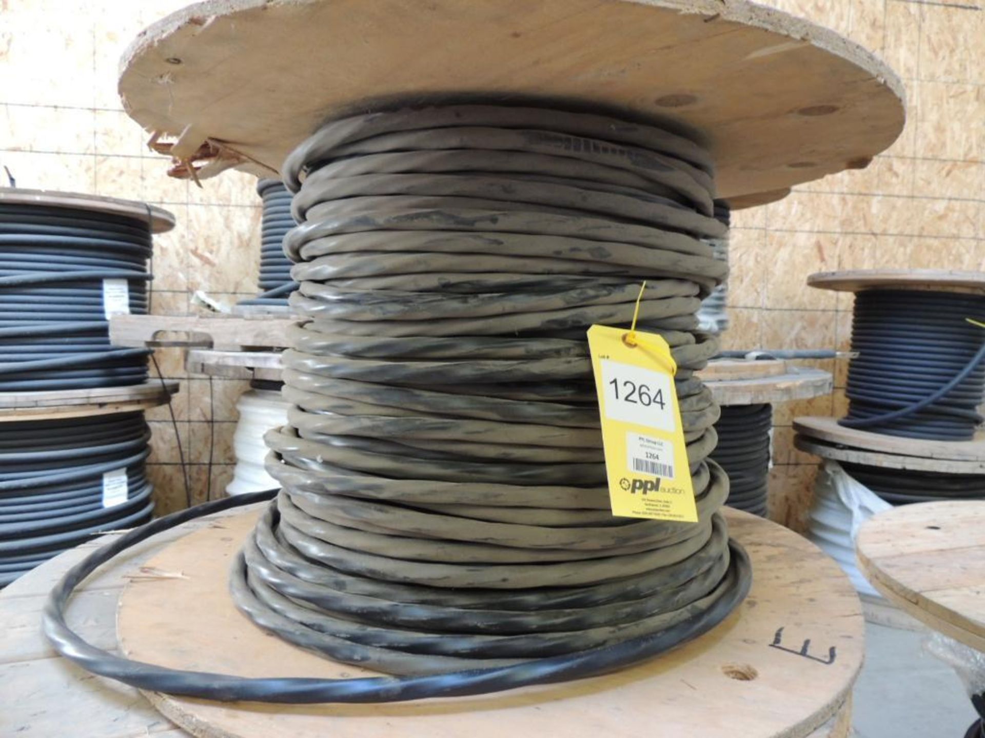 LOT: Approx. 500 ft. 1268 Multi Wire 4 Conductor with Ground, 8 ga. THHN
