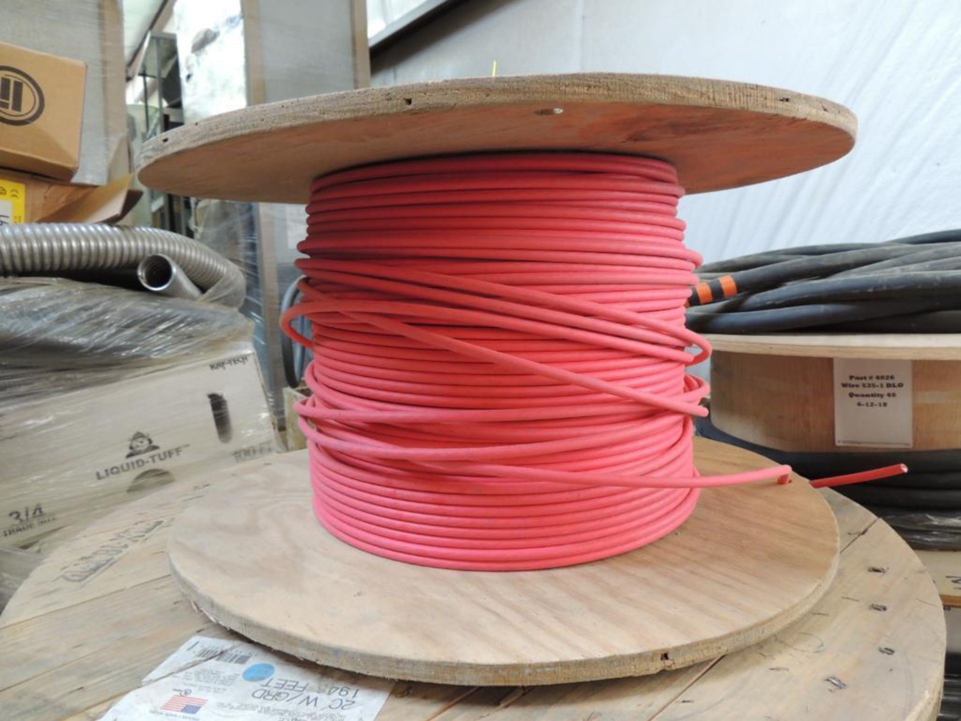 LOT: Approx. 500 ft. Advanced 4 AWG XHHW Red Wire
