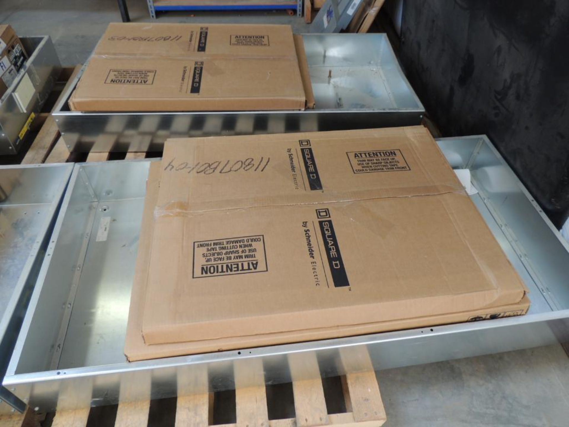 LOT: (6) Square D I-Line Panel Boards & Box with Cans, (5) 150 Breakers, (2) 60 Breakers - Image 3 of 3