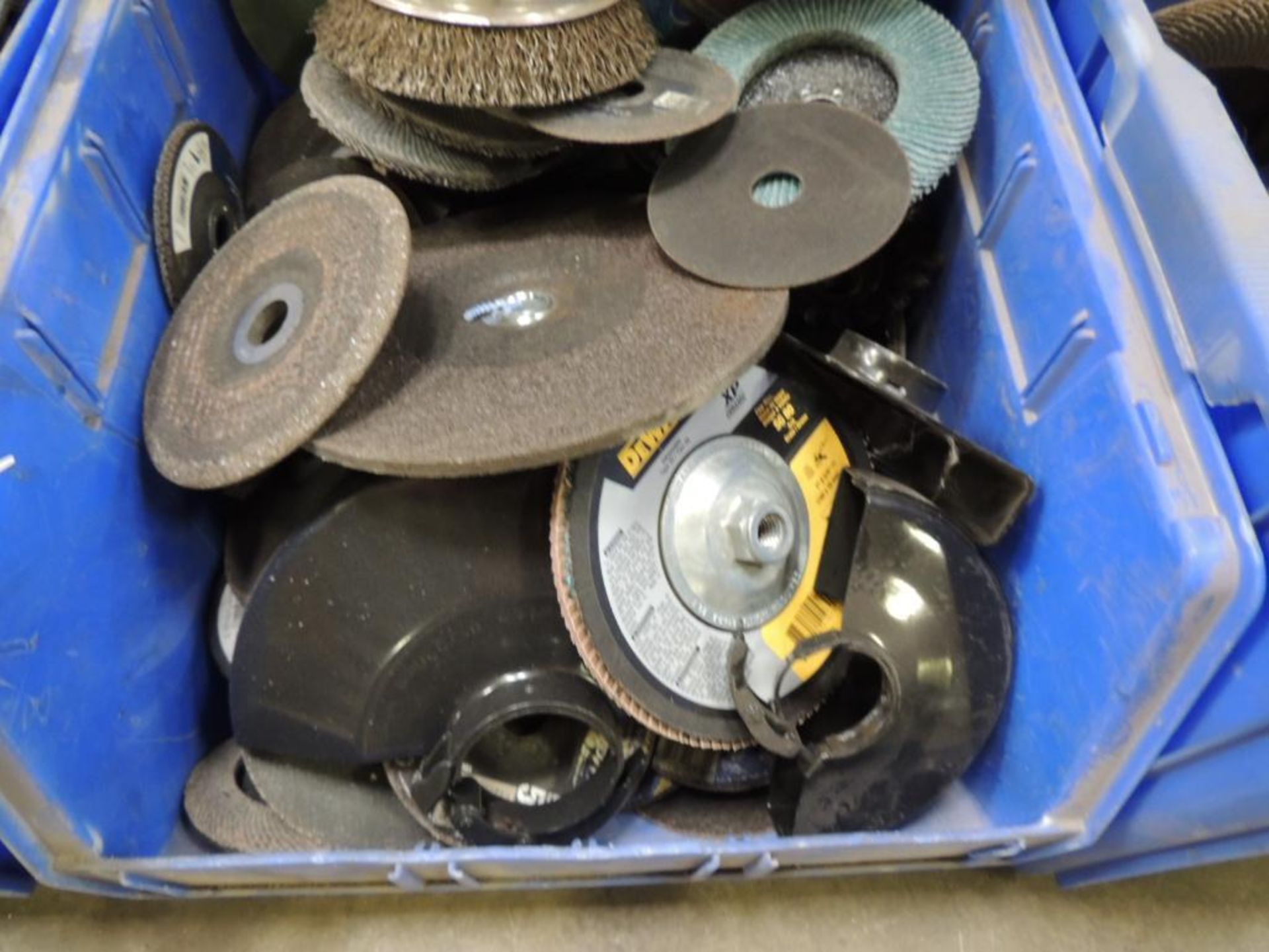 LOT: Assorted Grinding Discs, Cut-off Discs, Sanding Discs & Wire Wheels in Assorted Sizes