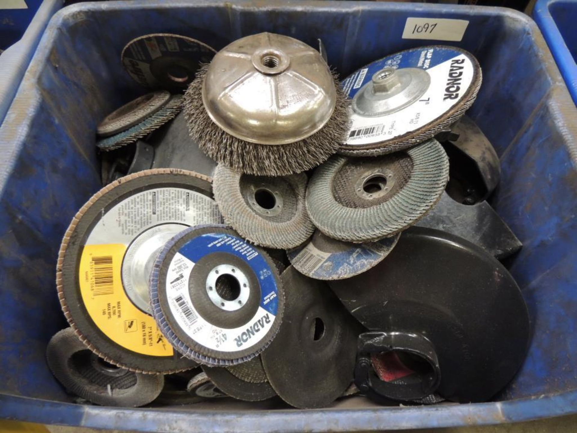 LOT: Assorted Grinding Discs, Cut-off Discs, Sanding Discs & Wire Wheels in Assorted Sizes