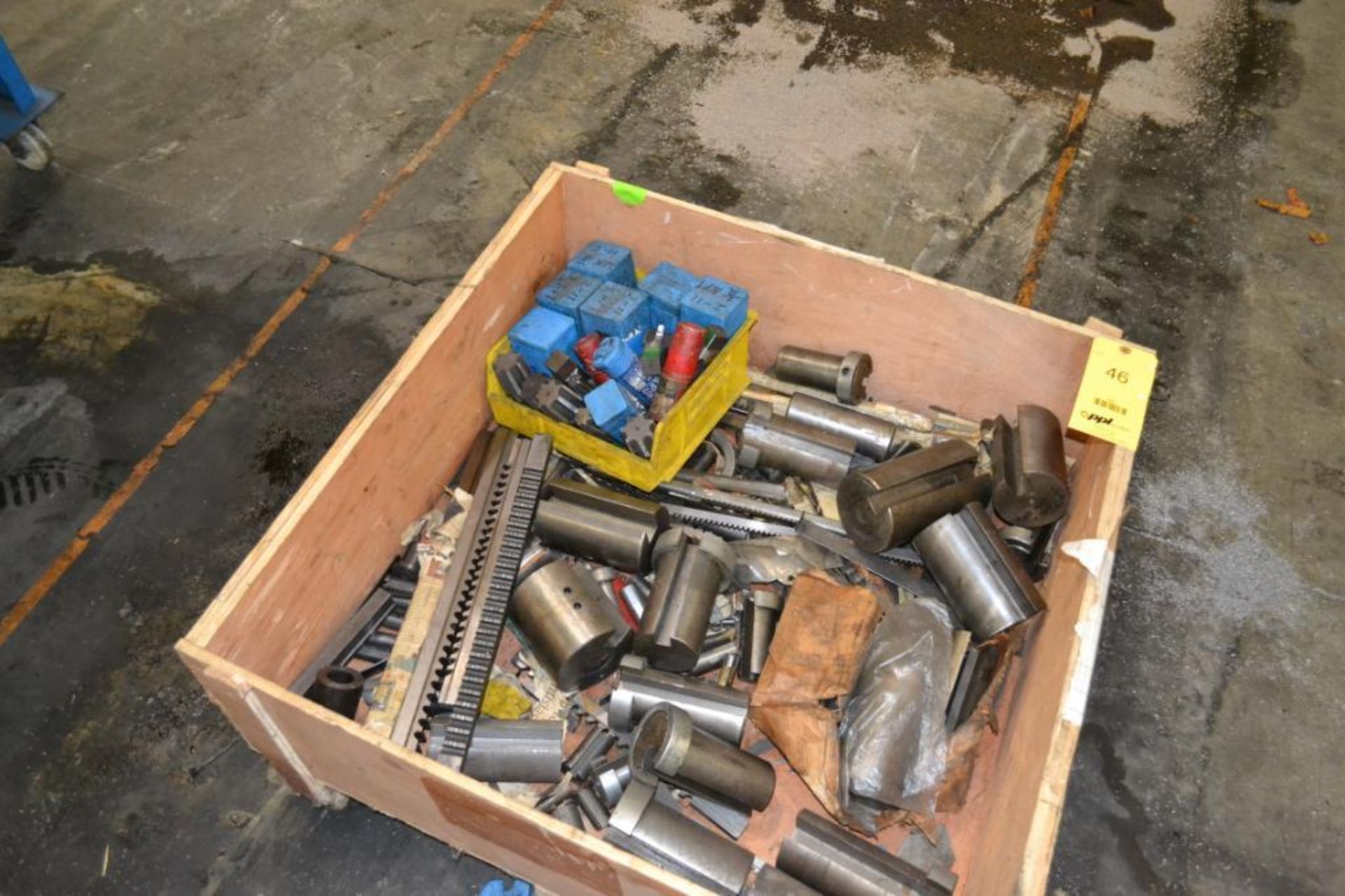 LOT: Large Broaches & Taps in (1) Crate