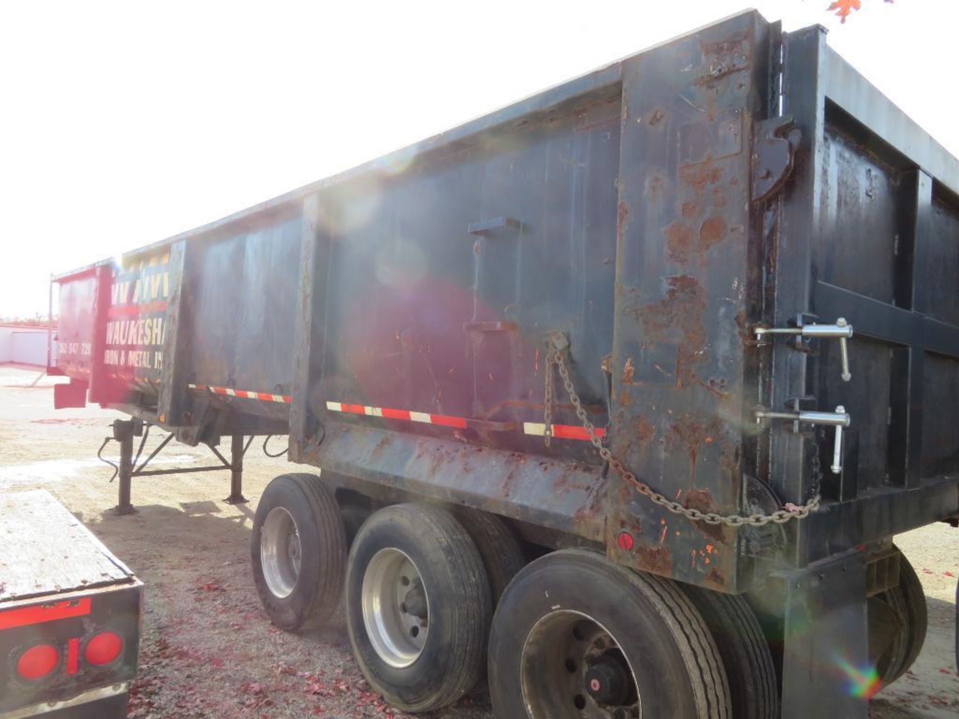 American Eagle Tri-Axle Dump Trailer Model L300-L-T-17, 40 ft. est. - Image 4 of 4