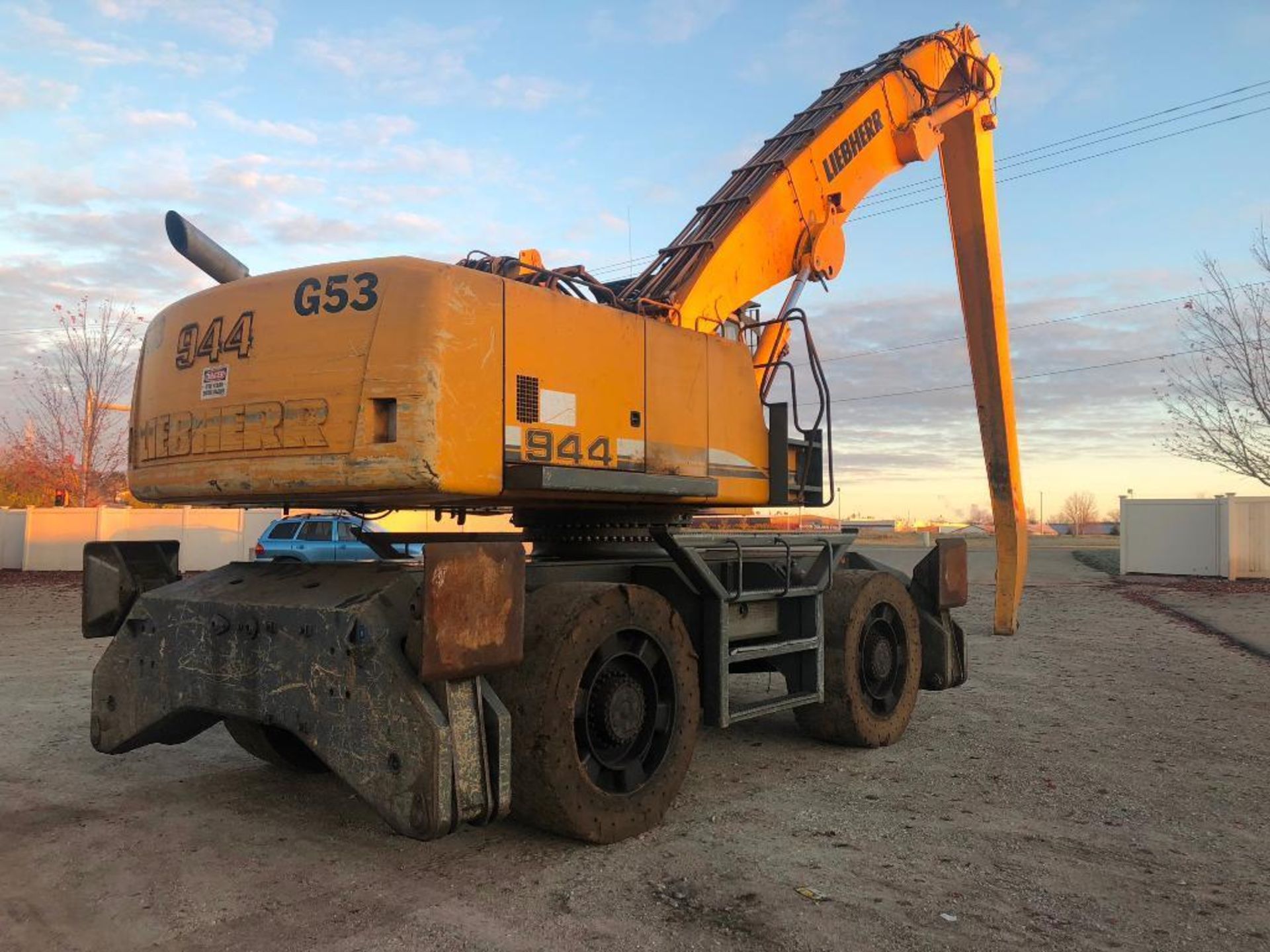 2005 Liebherr Hydraulic Rubber Tire Mobile Material Handler Model Litronic A944C HD, S/N WLH7U194HZK - Image 3 of 5