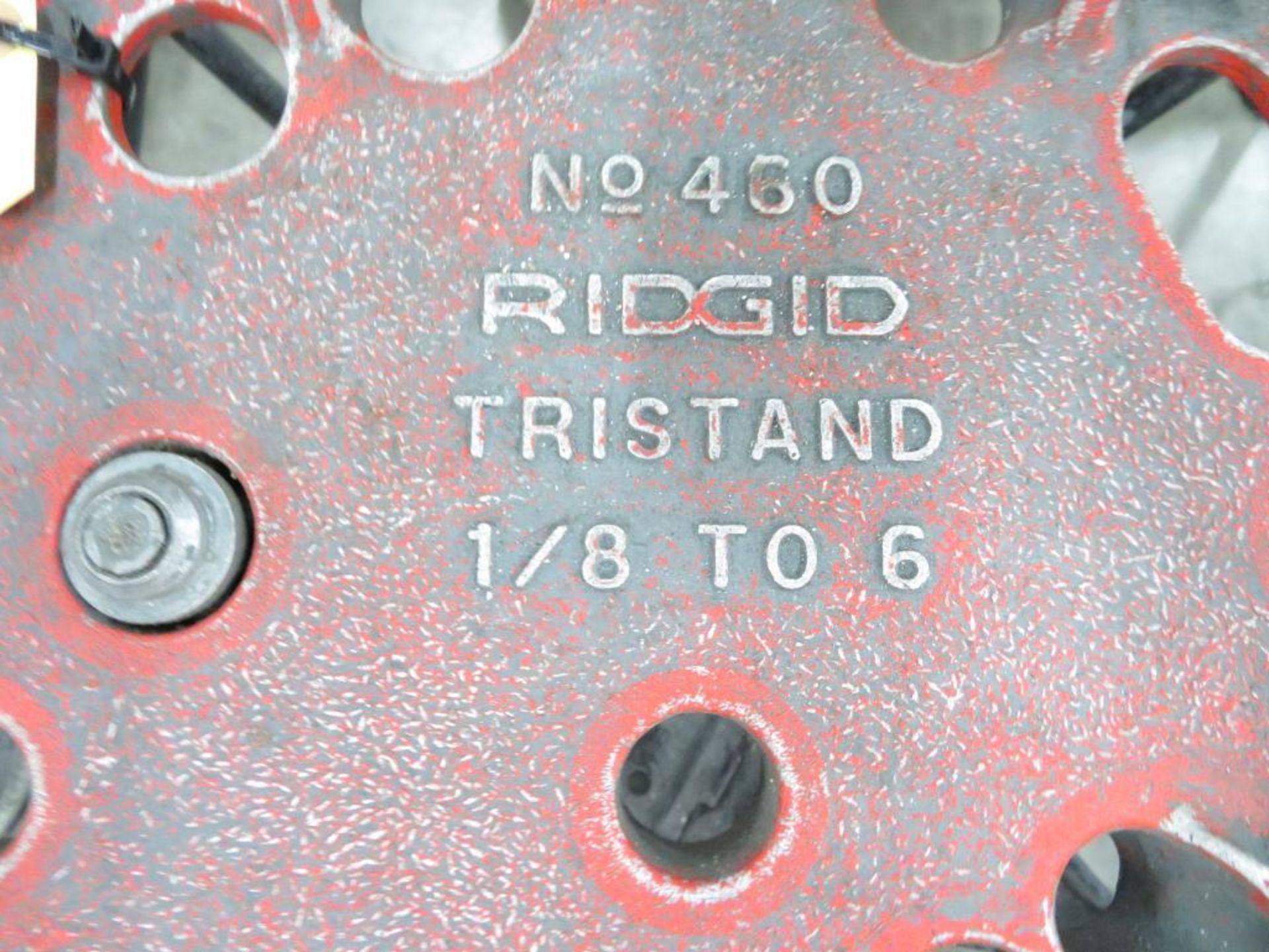 LOT: Ridgid No. 460 Tri-Stand, with Coolant Tub - Image 3 of 3