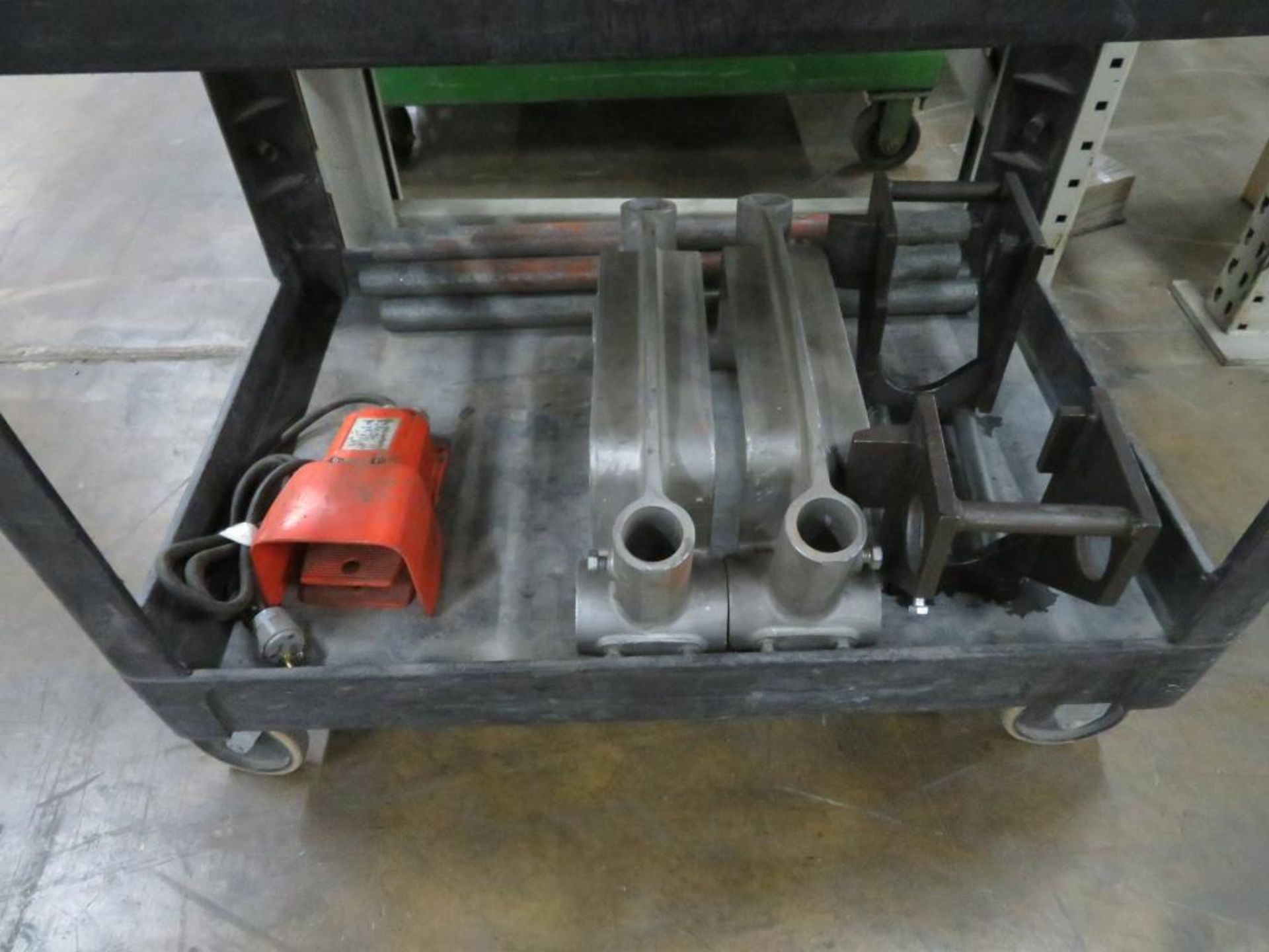 LOT: Rolling Cart with Greenlee 881 Bender Table Set-up - Image 2 of 2