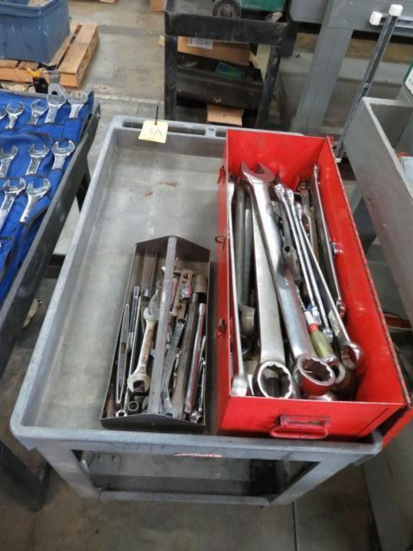 LOT: Warehouse Cart with Contents of Hand Tools