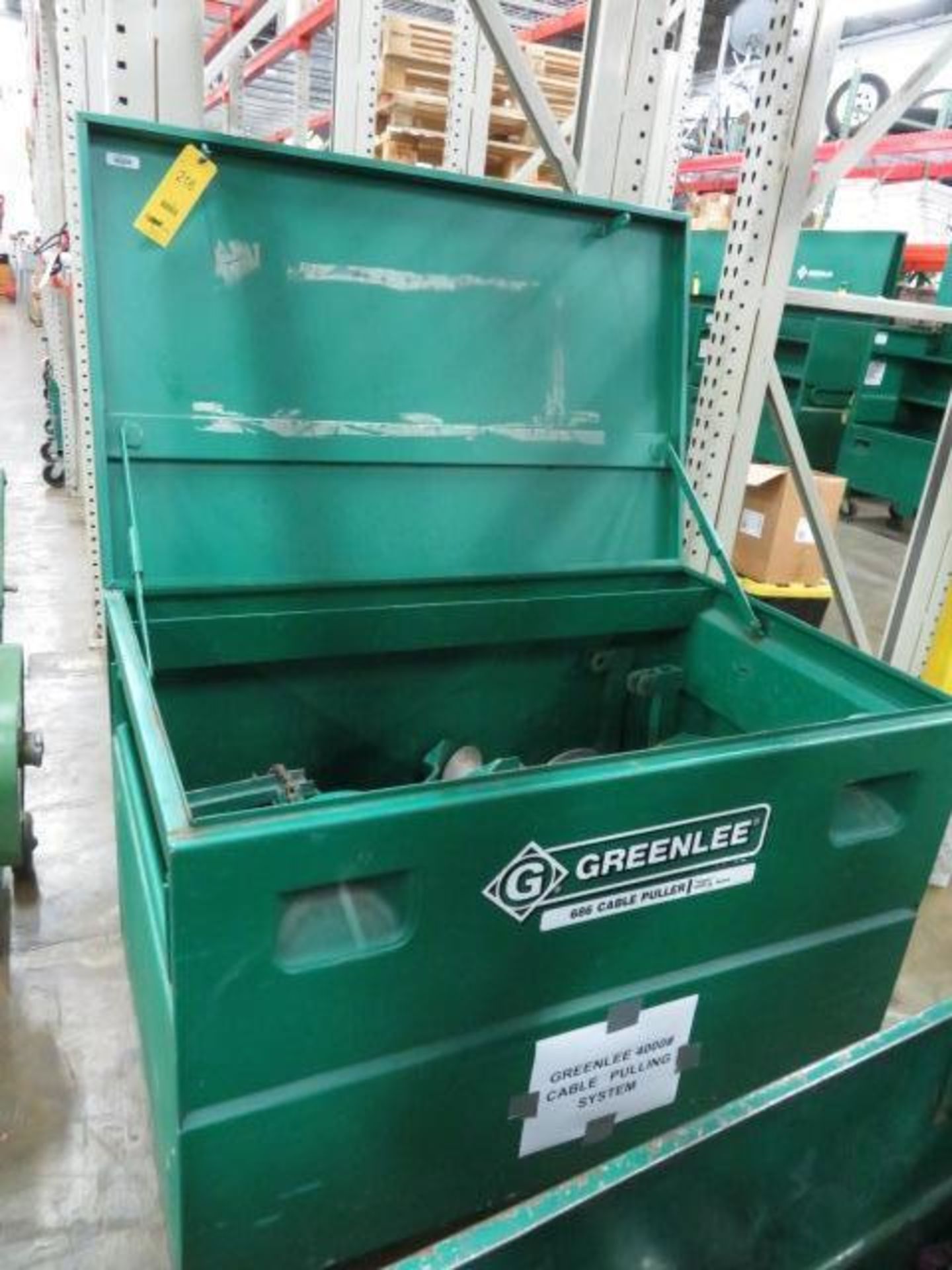 LOT: Greenlee 4000 lb. Hydraulic Cable Pulling System No. 686, with Portable Case - Image 2 of 3