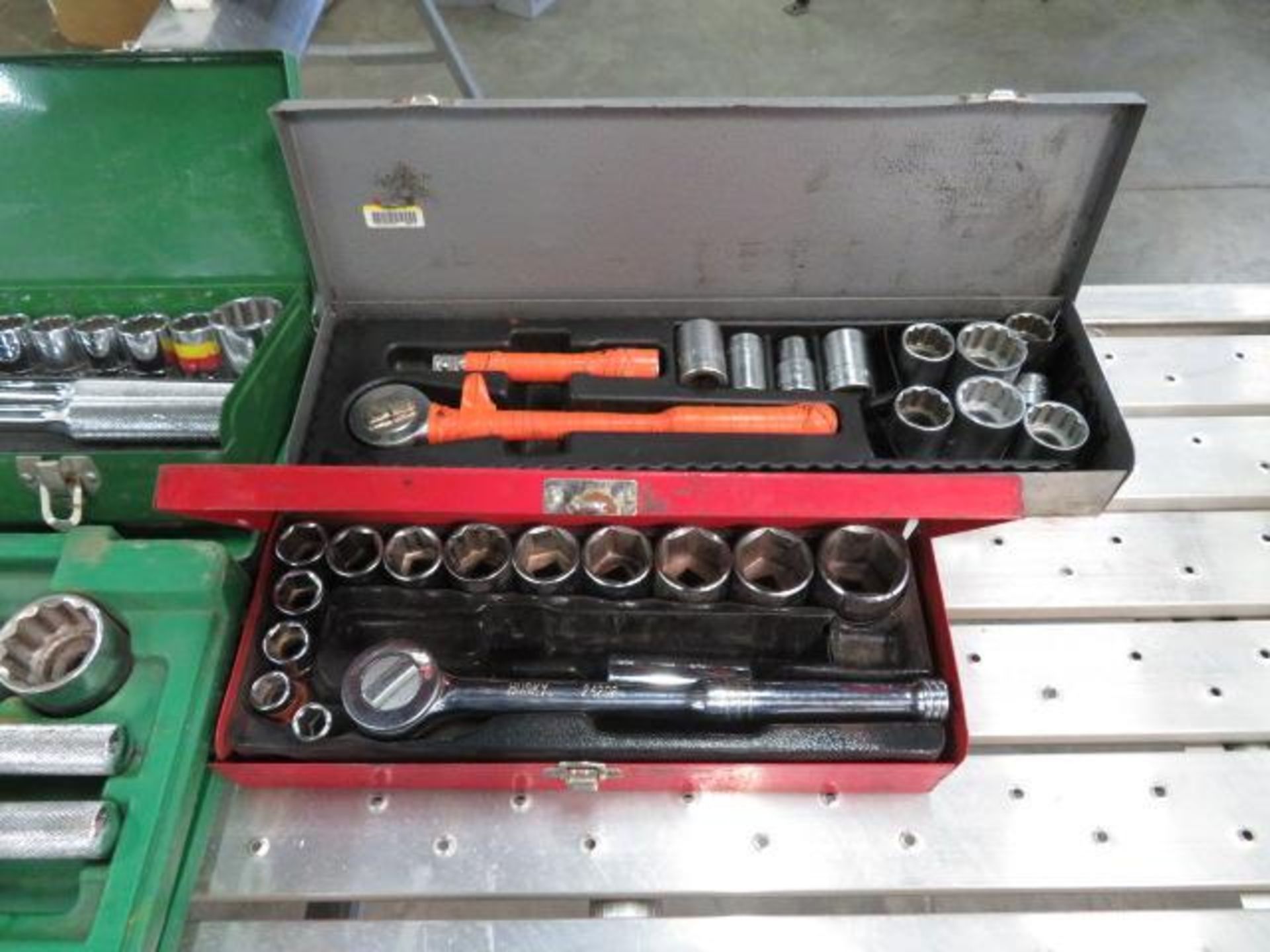 LOT: (8) Assorted Partial Socket Sets, with Cases - Image 2 of 2