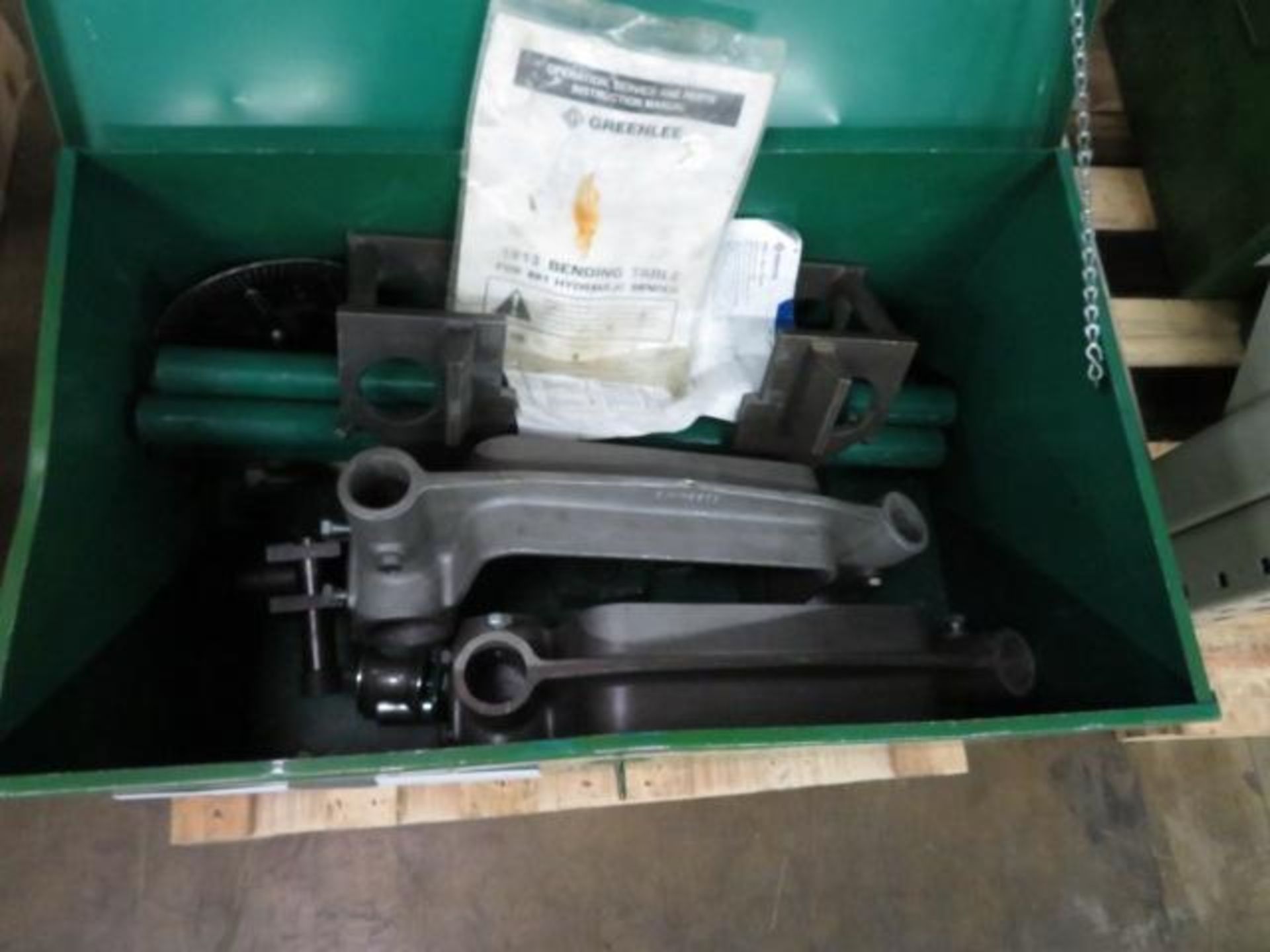 Greenlee No. E881 Bender Table Set-up, with Case