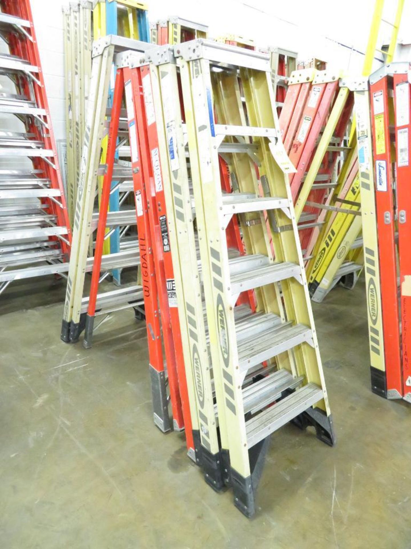 LOT: (5) 6 ft. A-Frame Ladders