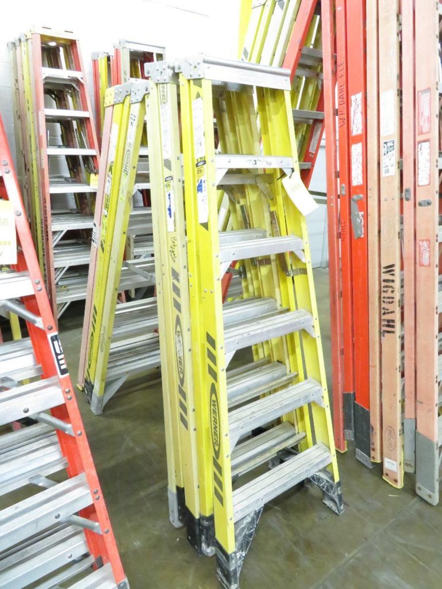 LOT: (5) 6 ft. A-Frame Ladders