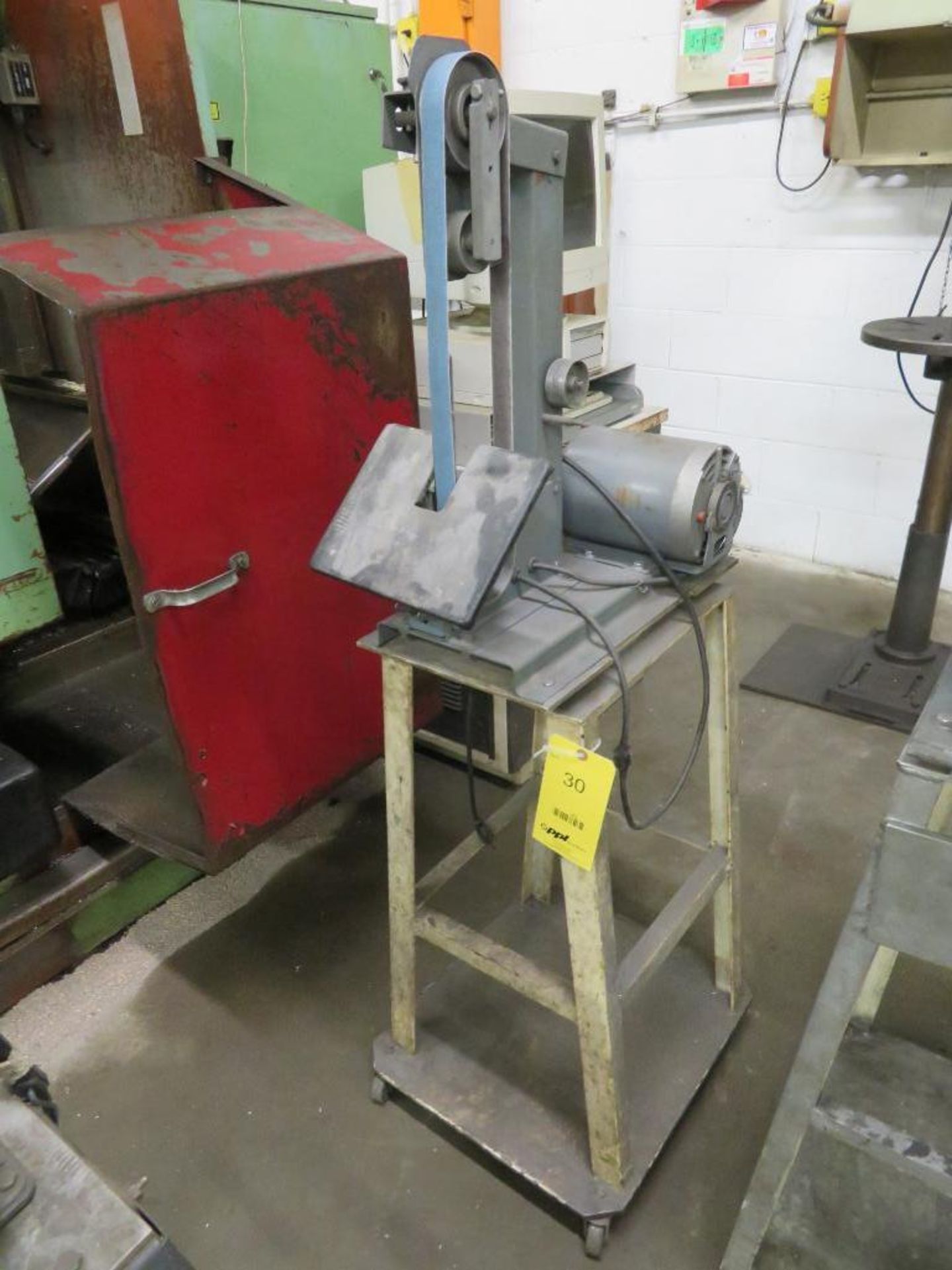 1 in. Bench Top Band Sander with Stand