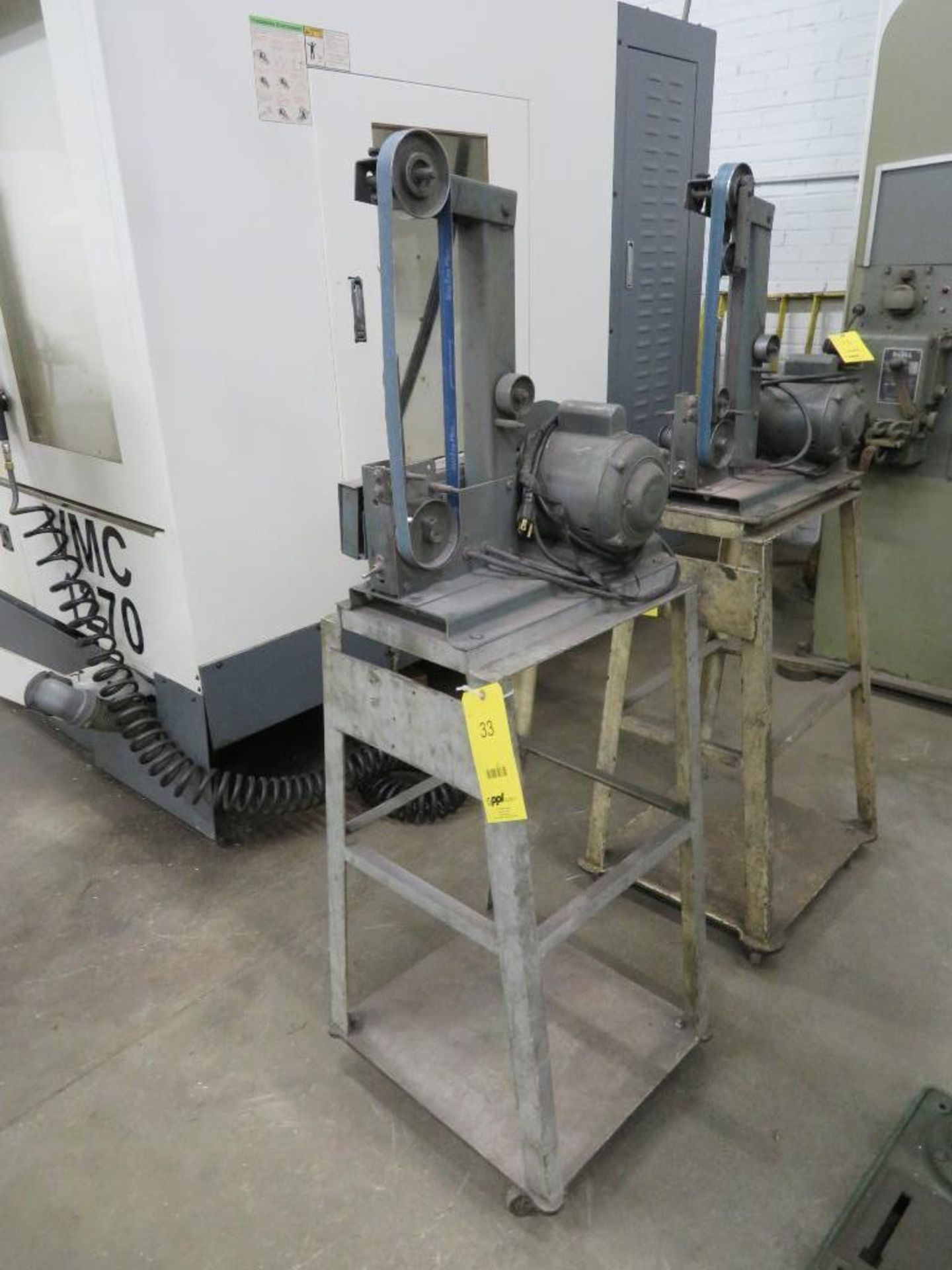 1 in. Bench Top Band Sander with Stand