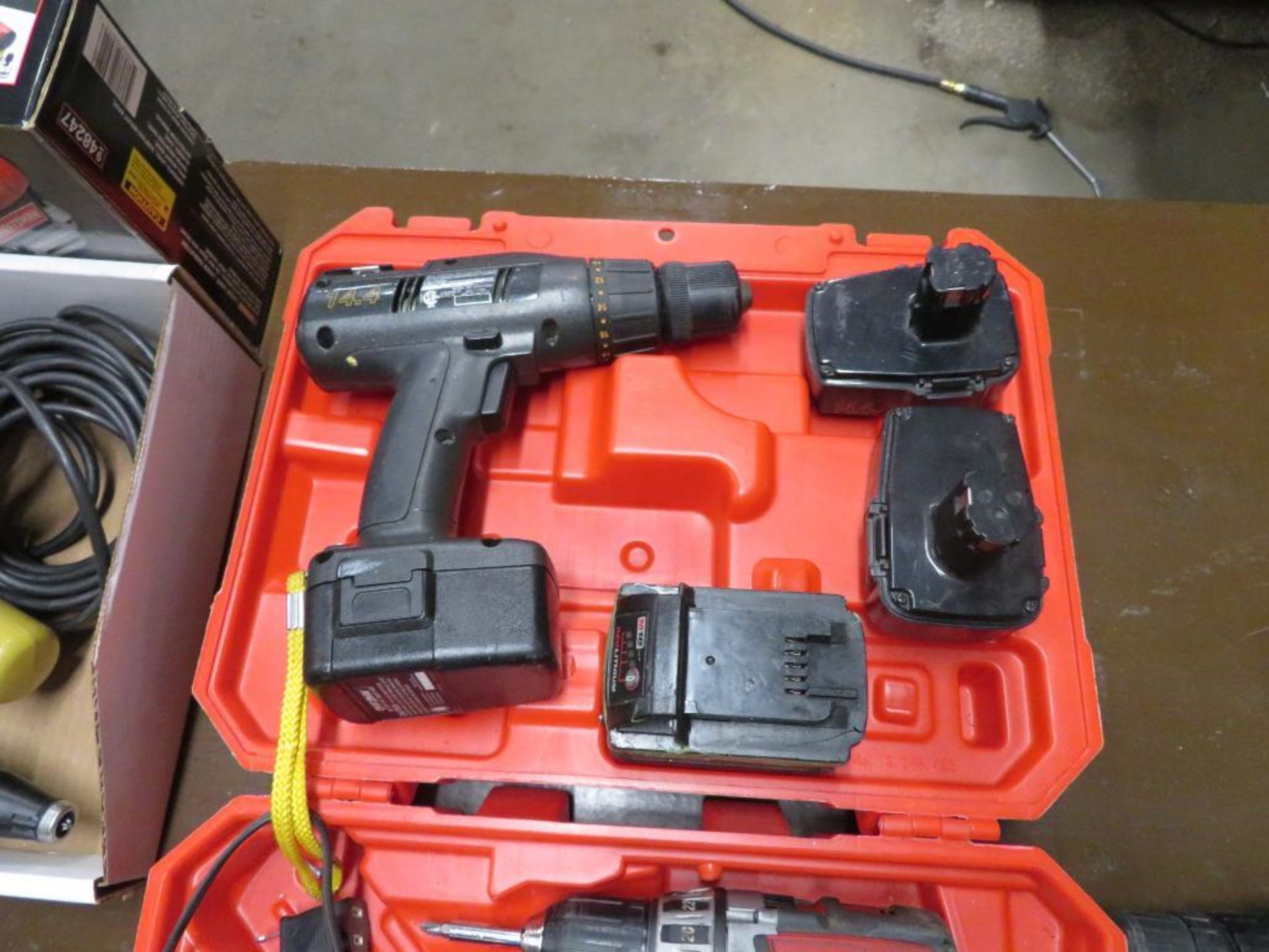 LOT: Assorted Milwaukee, Porter Cable & Craftsman Cordless Drills - Image 2 of 2