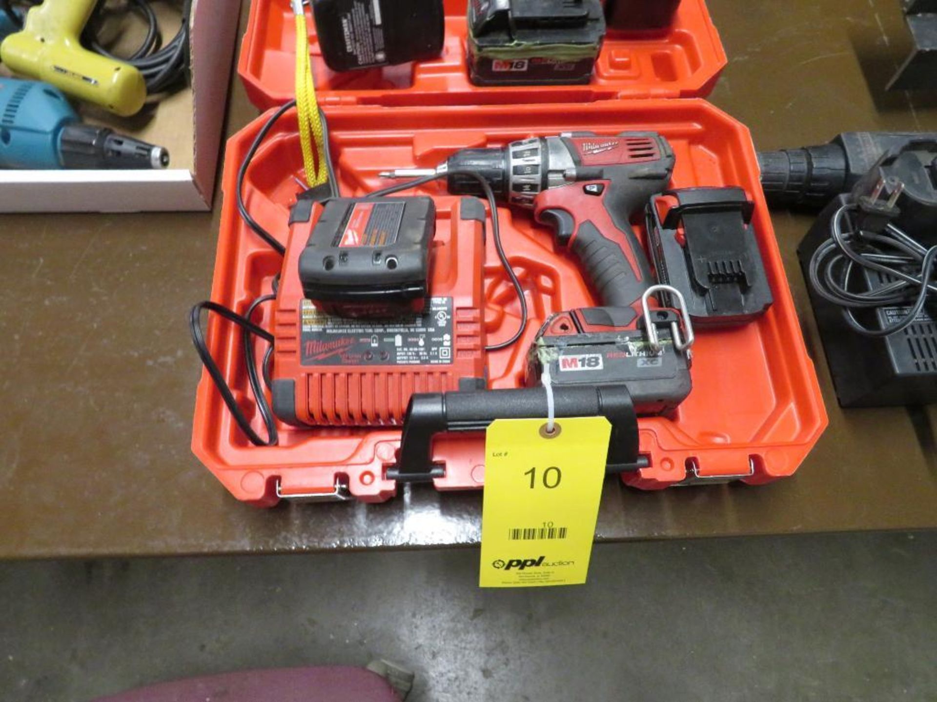 LOT: Assorted Milwaukee, Porter Cable & Craftsman Cordless Drills