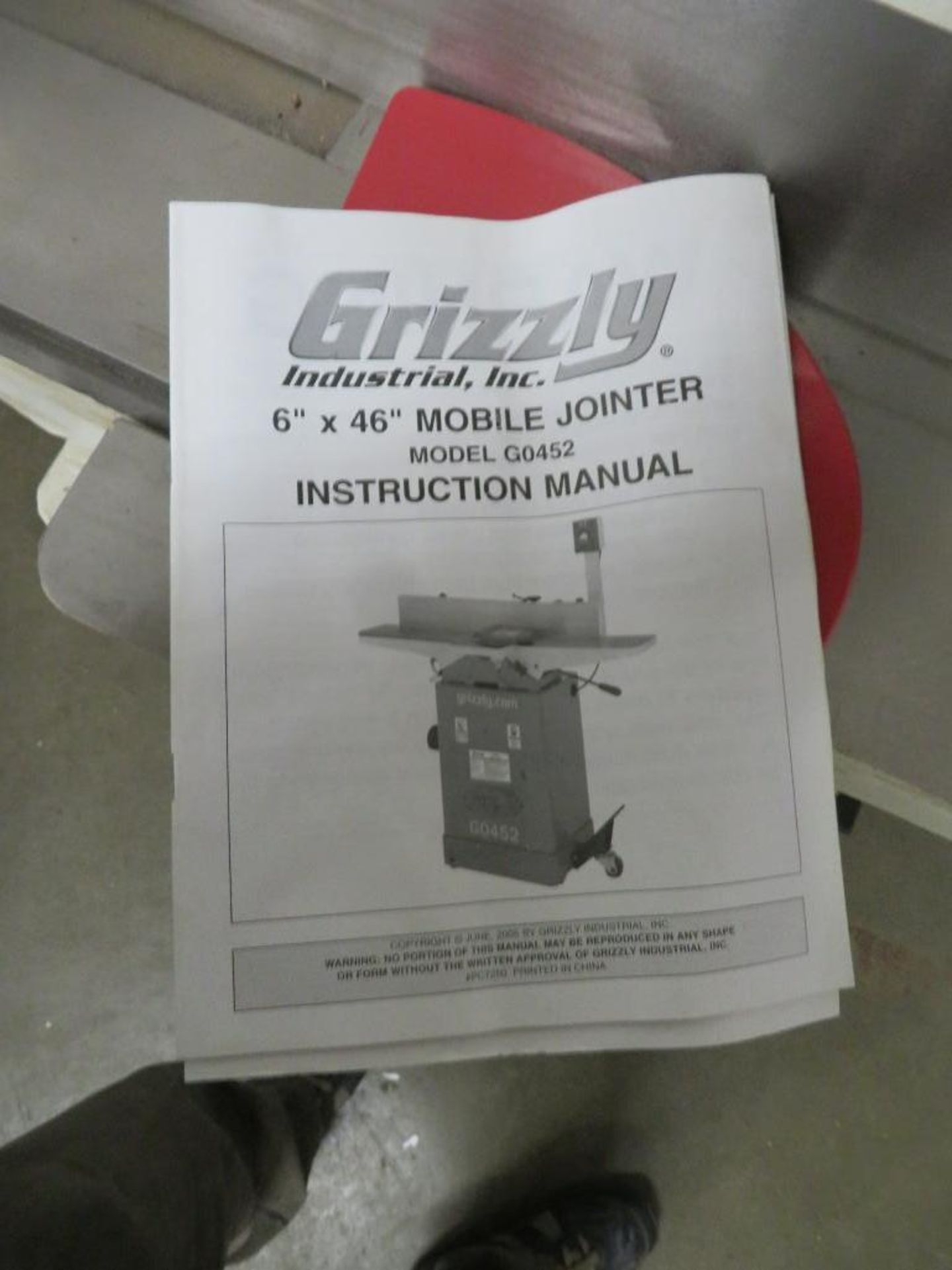 Grizzly 6 in. Portable Jointer Model G0452P - Image 2 of 2