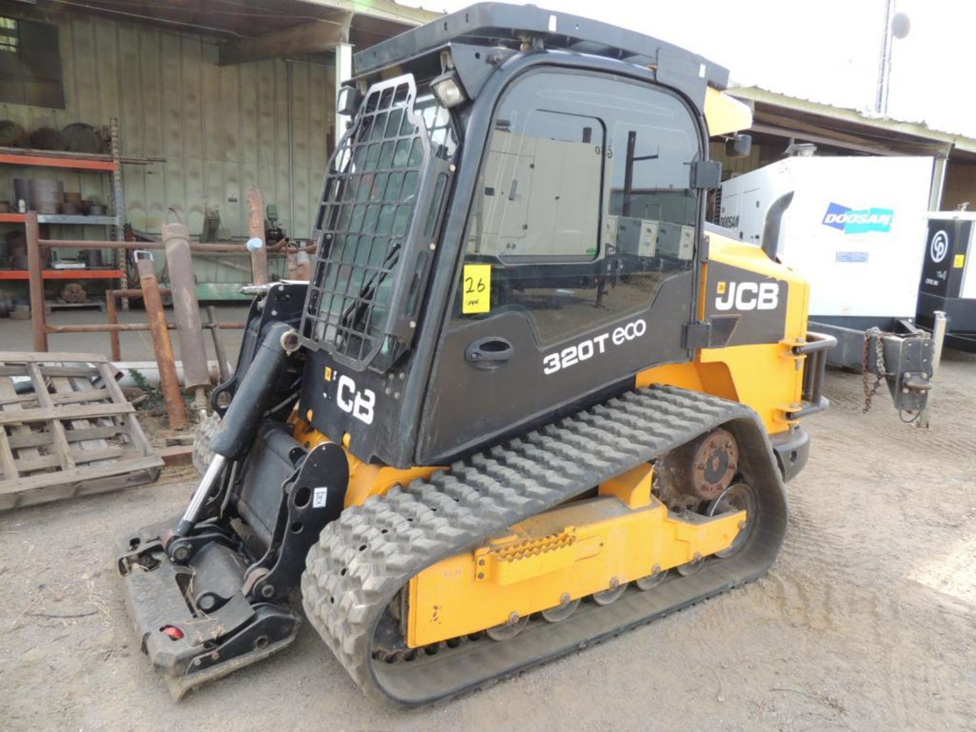 2013 JCB 320T SKIDSTEER, FORESTRY PACKAGE, 450 MM TRACKS, HIGH FLOW, 2 SPEED, POWER QUICK ATTACH, FO