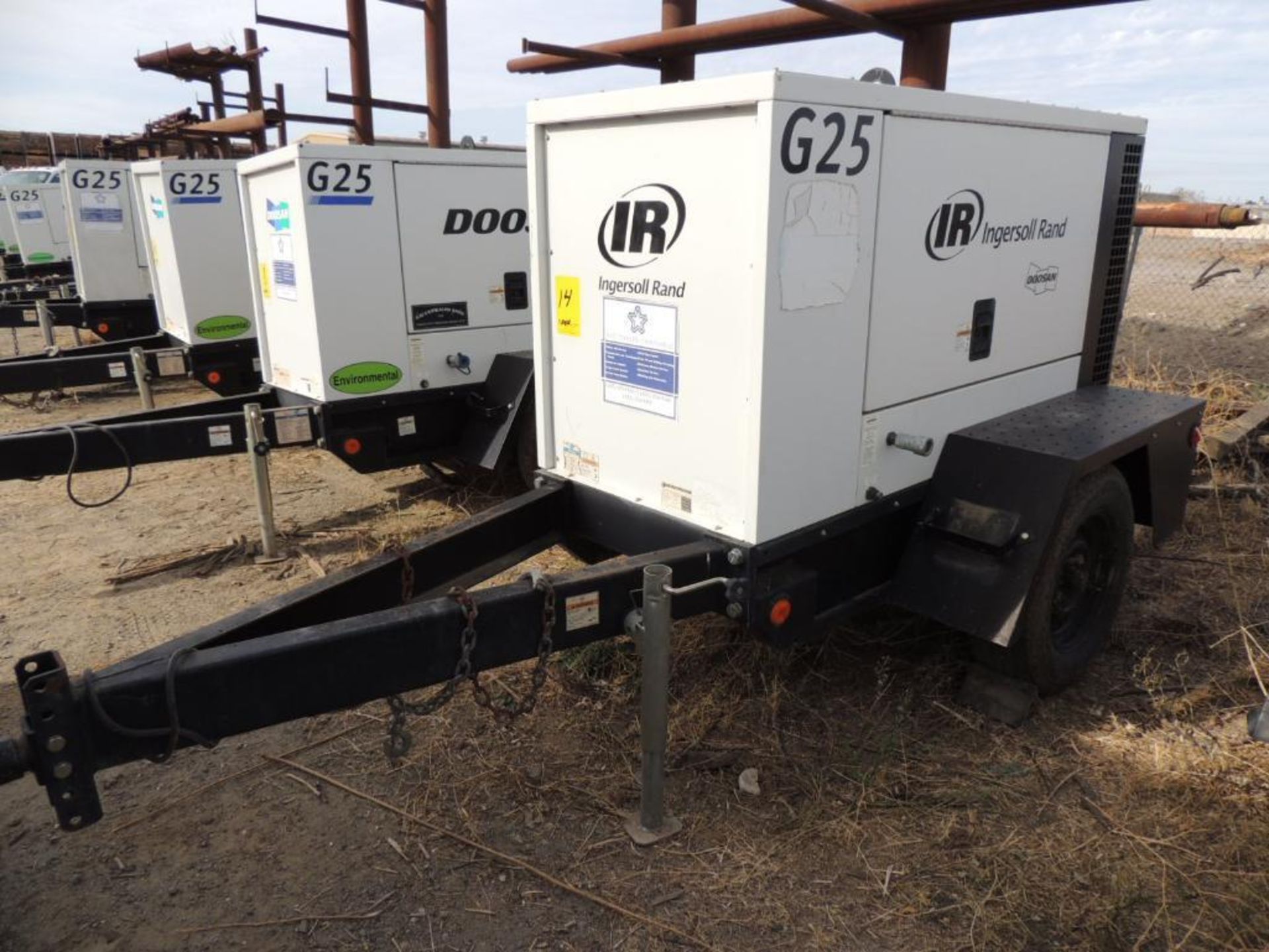 **NO TITLE** 2011 DOOSAN GENERATOR G25 MODEL G25WMI-2A-T41, S/N 419882UKUD61, 18,435 INDICATED HOURS