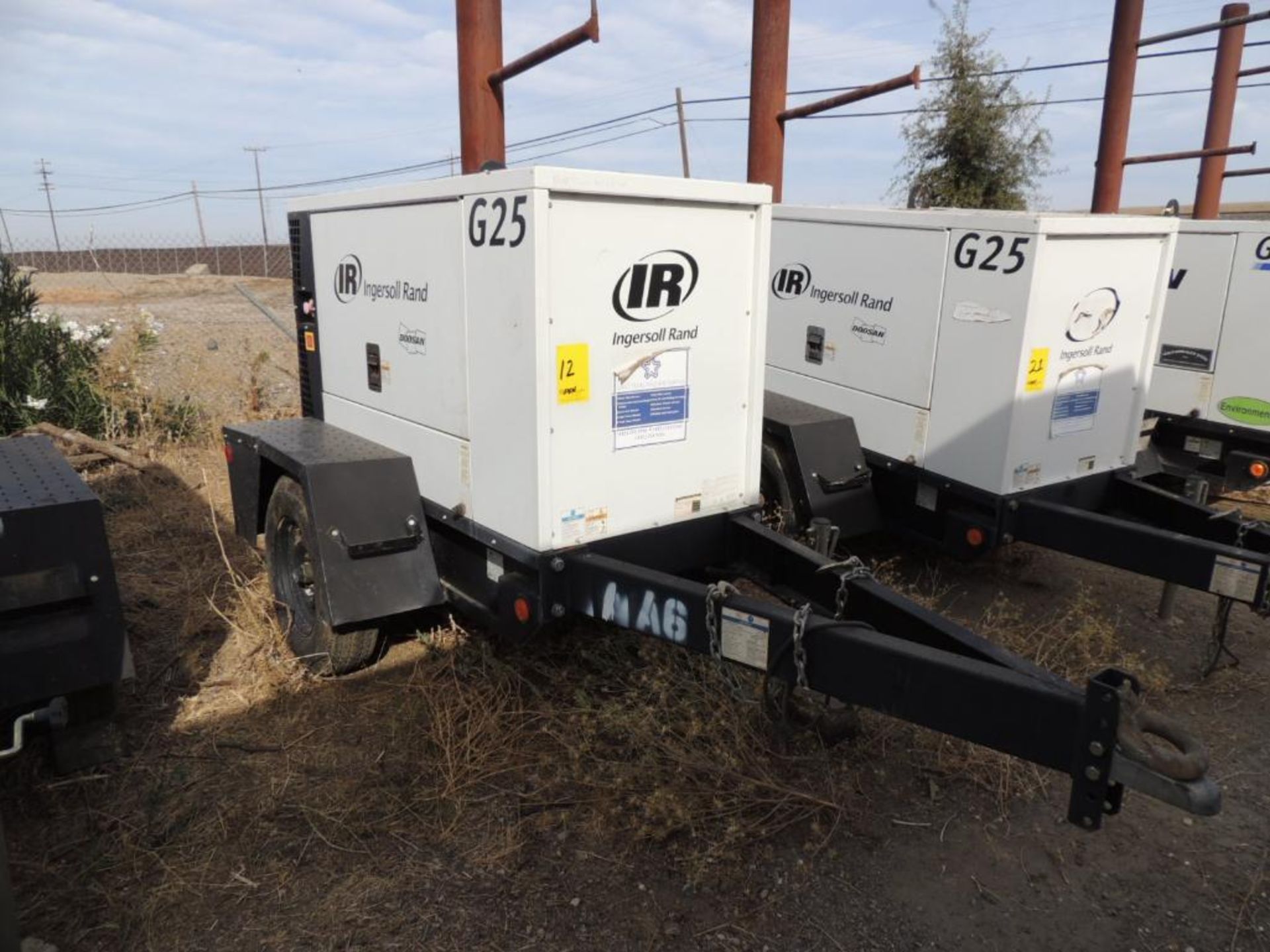 **NO TITLE** 2011 DOOSAN GENERATOR G25 MODEL G25WMI-2A-T41, S/N 421243ULUD61, 14,573 INDICATED HOURS - Image 2 of 3