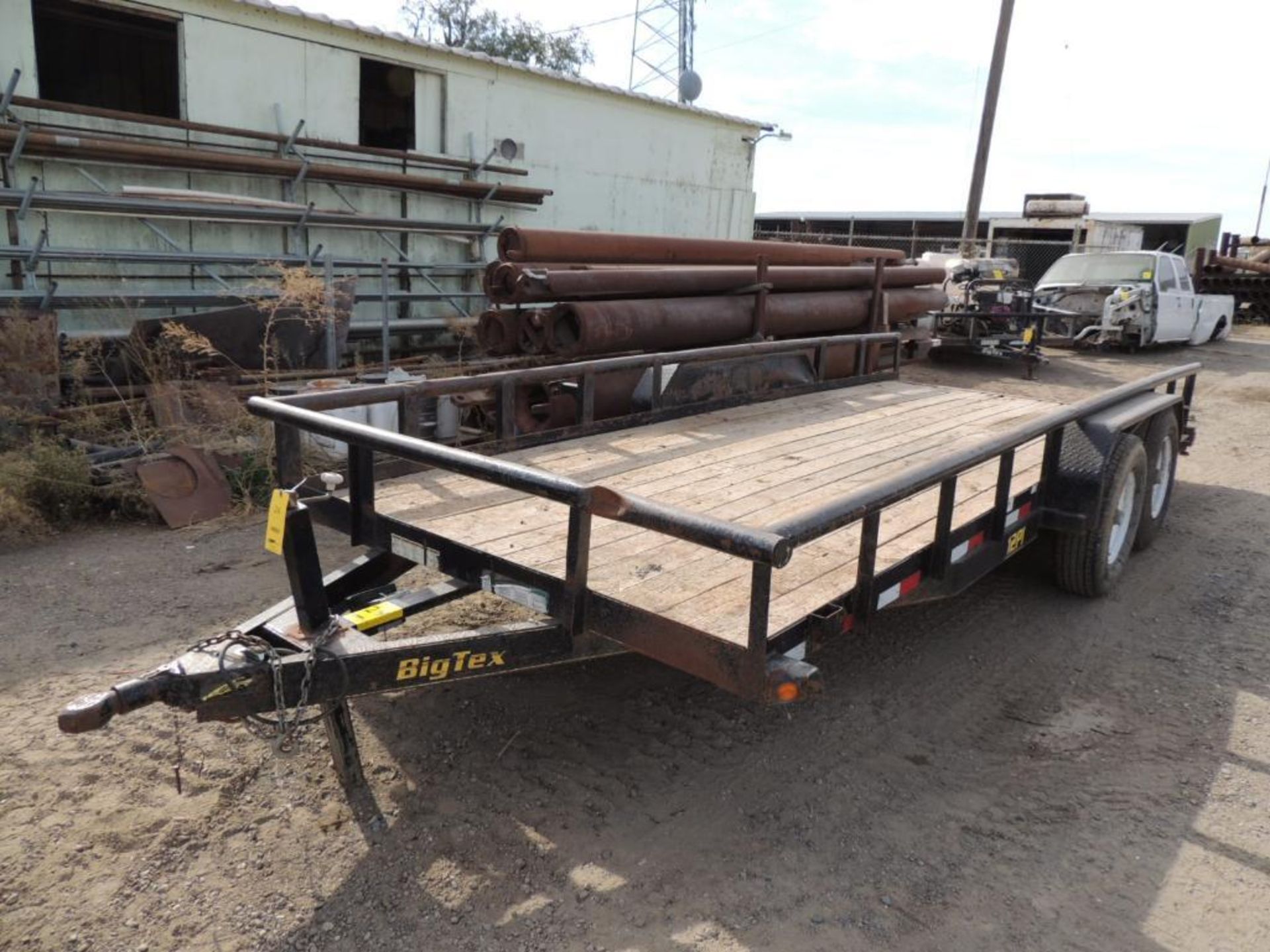 **NO TITLE** 2013 BIG TEX UTILITY TRAILER 7 ft. X 18 ft., TANDEM AXLE, VIN # 16VPX182202361184