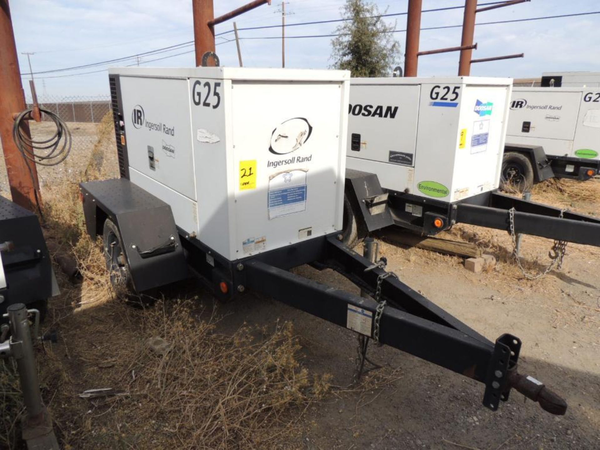 **NO TITLE** 2010 DOOSAN GENERATOR G25 MODEL G25WMI-2A-T41, S/N 417275UHUD61, 24,672 INDICATED HOURS - Image 2 of 3