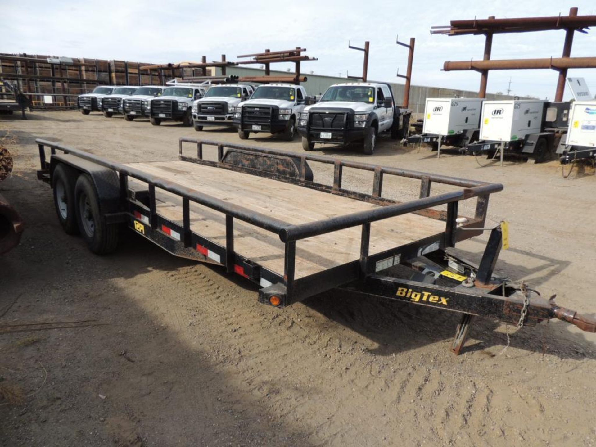 **NO TITLE** 2013 BIG TEX UTILITY TRAILER 7 ft. X 18 ft., TANDEM AXLE, VIN # 16VPX182202361184 - Image 2 of 4