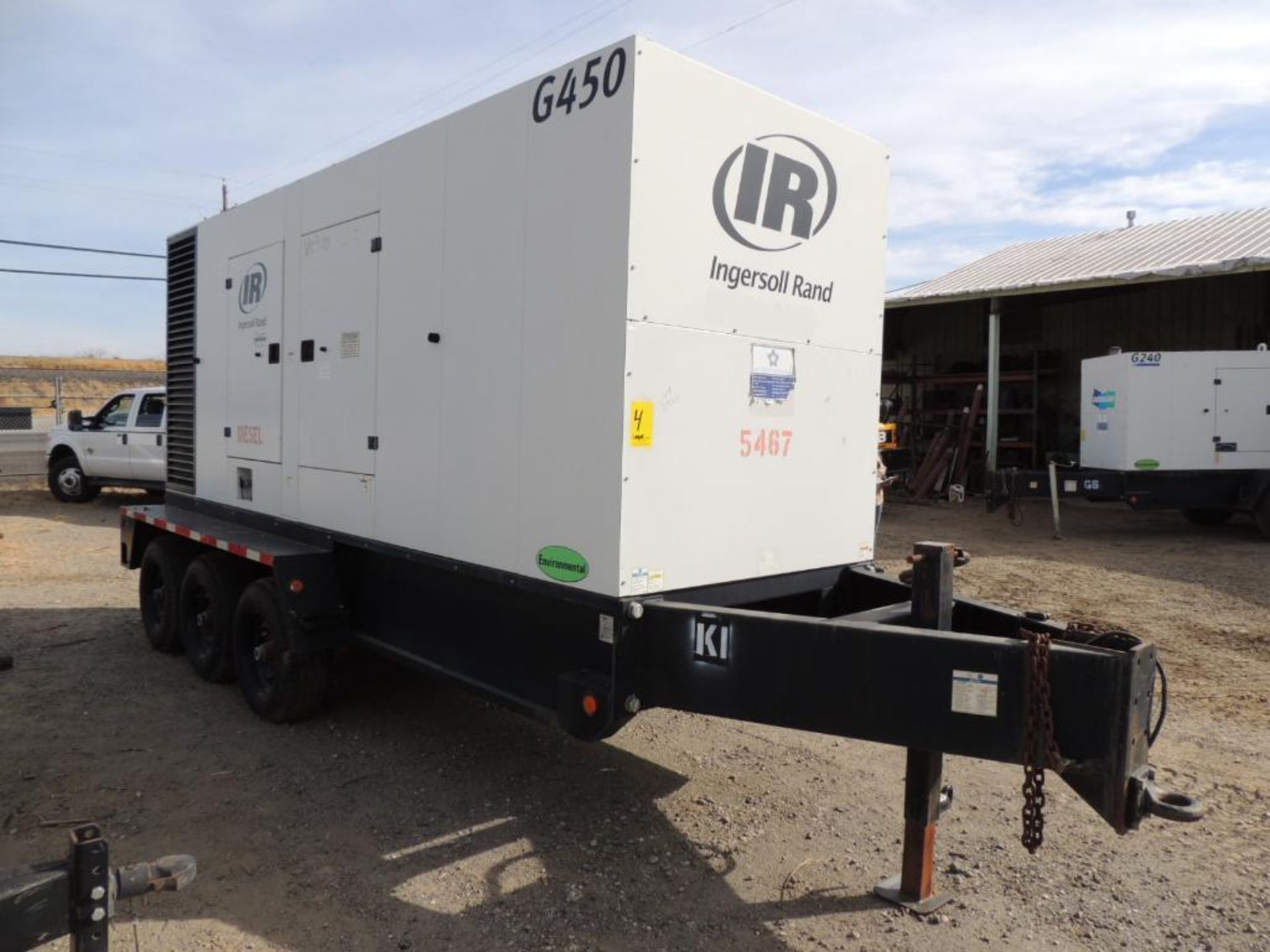 **NO TITLE** 2011 DOOSAN G450 GENERATOR, S/N 422373UBVC34, 1,825 INDICATED HOURS - Image 2 of 6