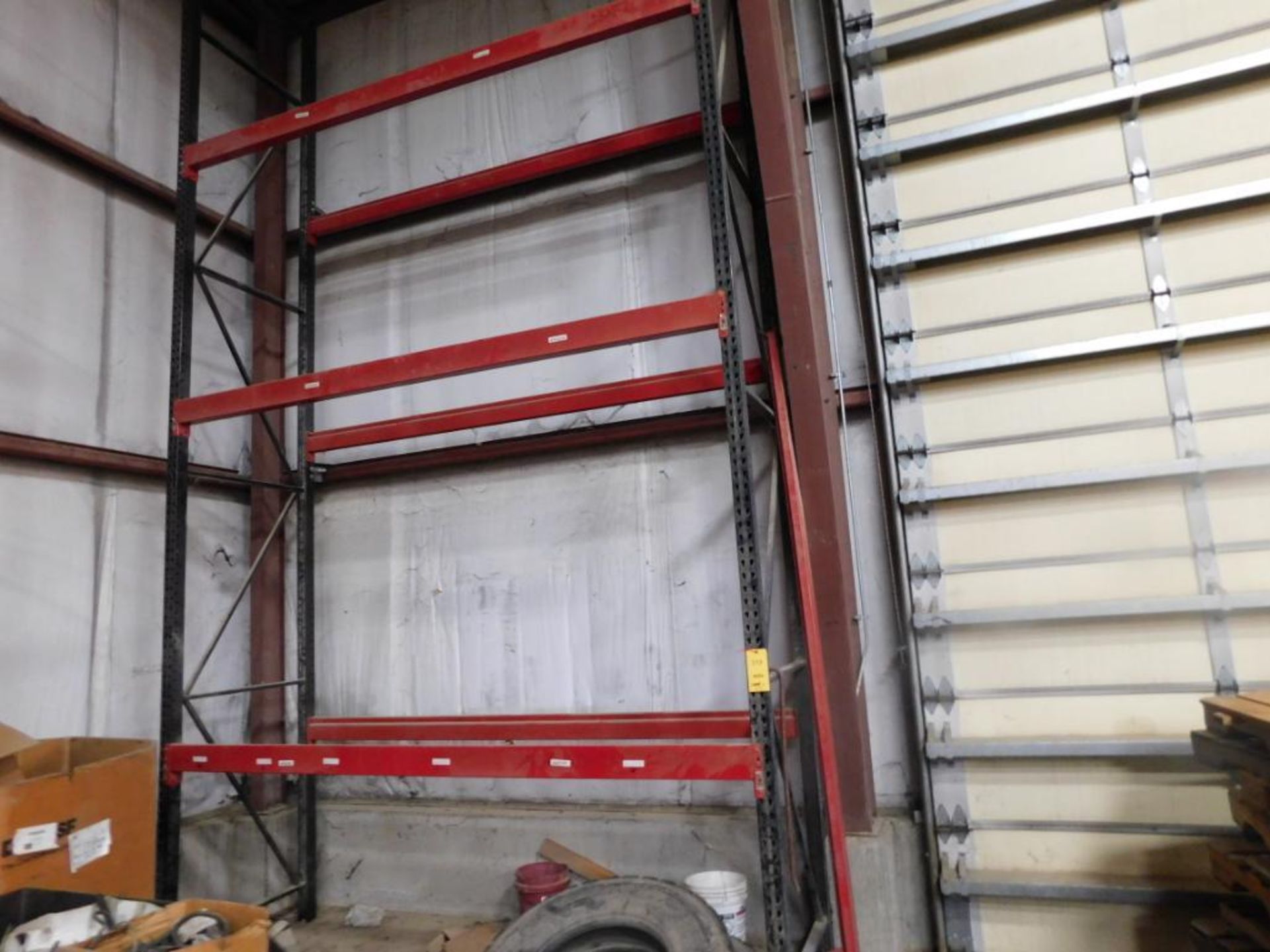 LOT: (3) Sections 8 ft. Wide x 42 in. Deep x 20 ft. High Pallet Rack