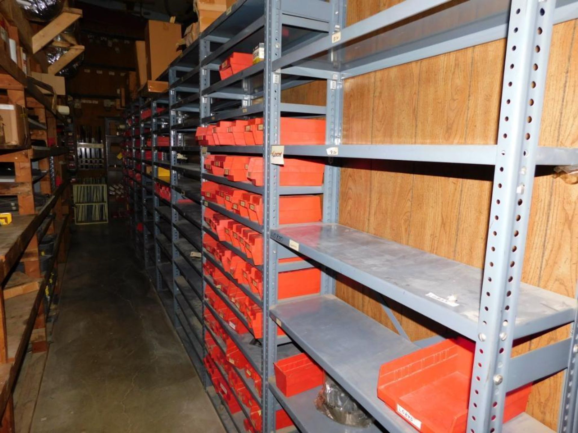 LOT: (1) Row of Steel Shelving (both sides) with Contents of Fertilizer Knives & Accessories, Hardwa - Image 2 of 5