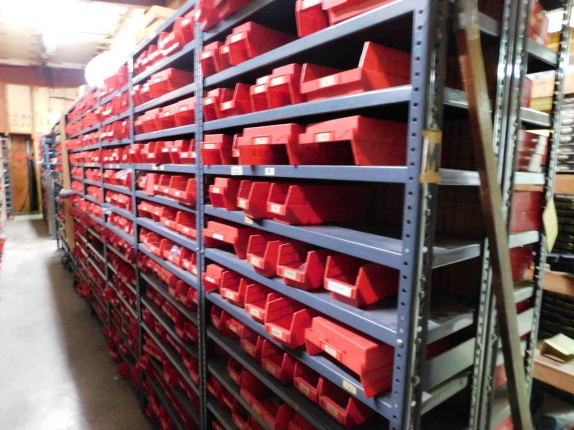 LOT: (1) Row of Steel Shelving (both sides) with Contents of Fertilizer Knives & Accessories, Hardwa - Image 5 of 5