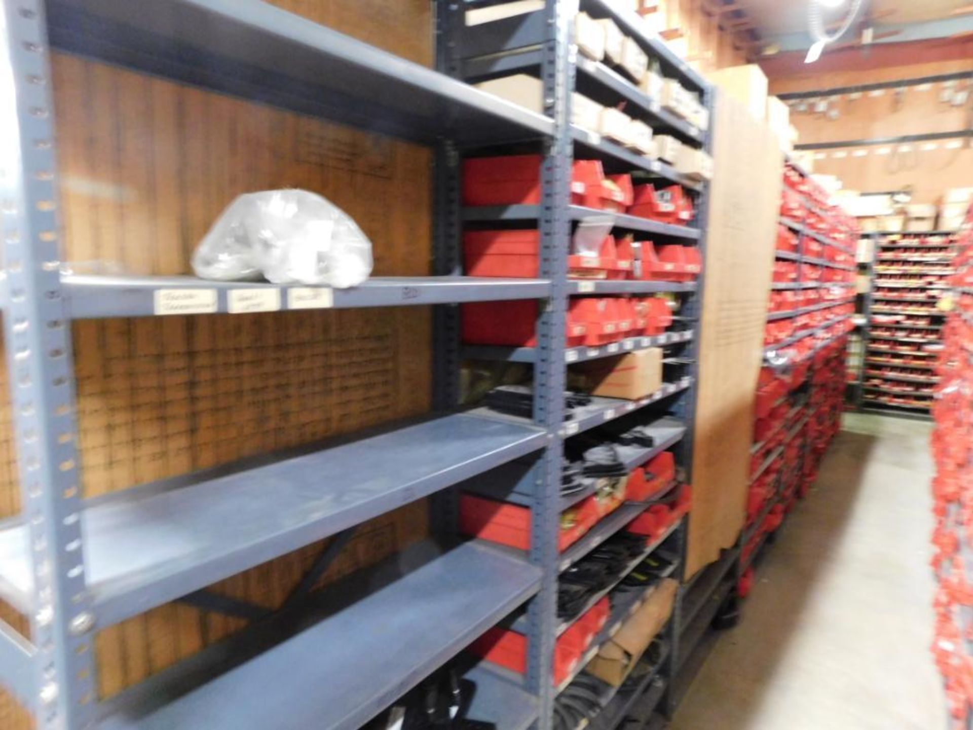 LOT: (1) Row of Steel Shelving (both sides) with Contents of Fertilizer Knives & Accessories, Hardwa - Image 4 of 5