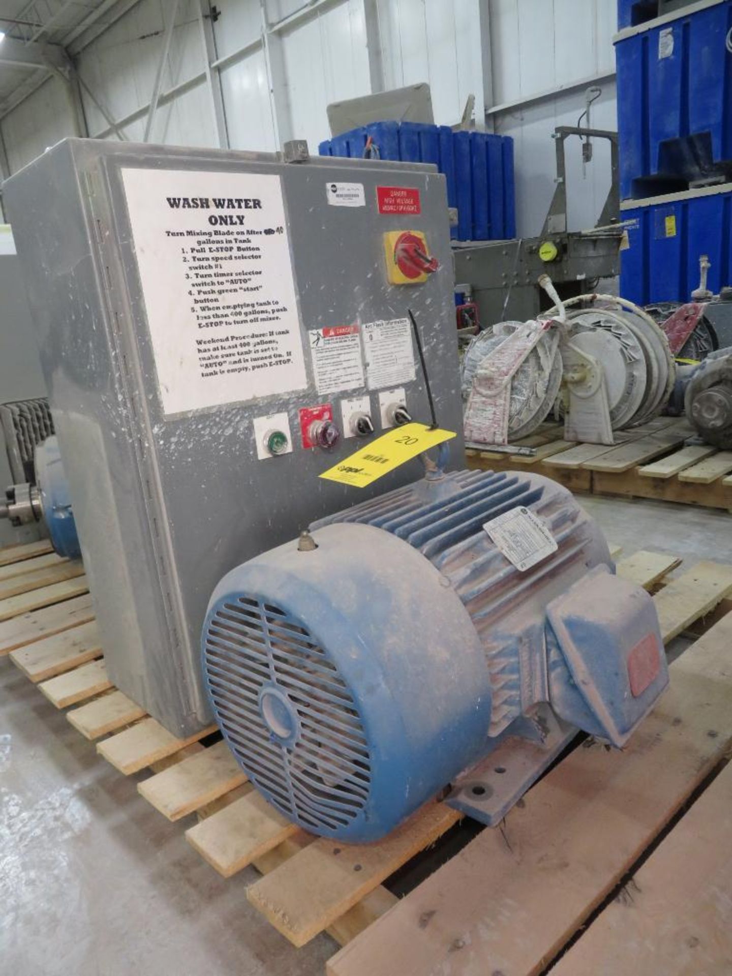 15 HP Electric Motor with Variable Speed Control