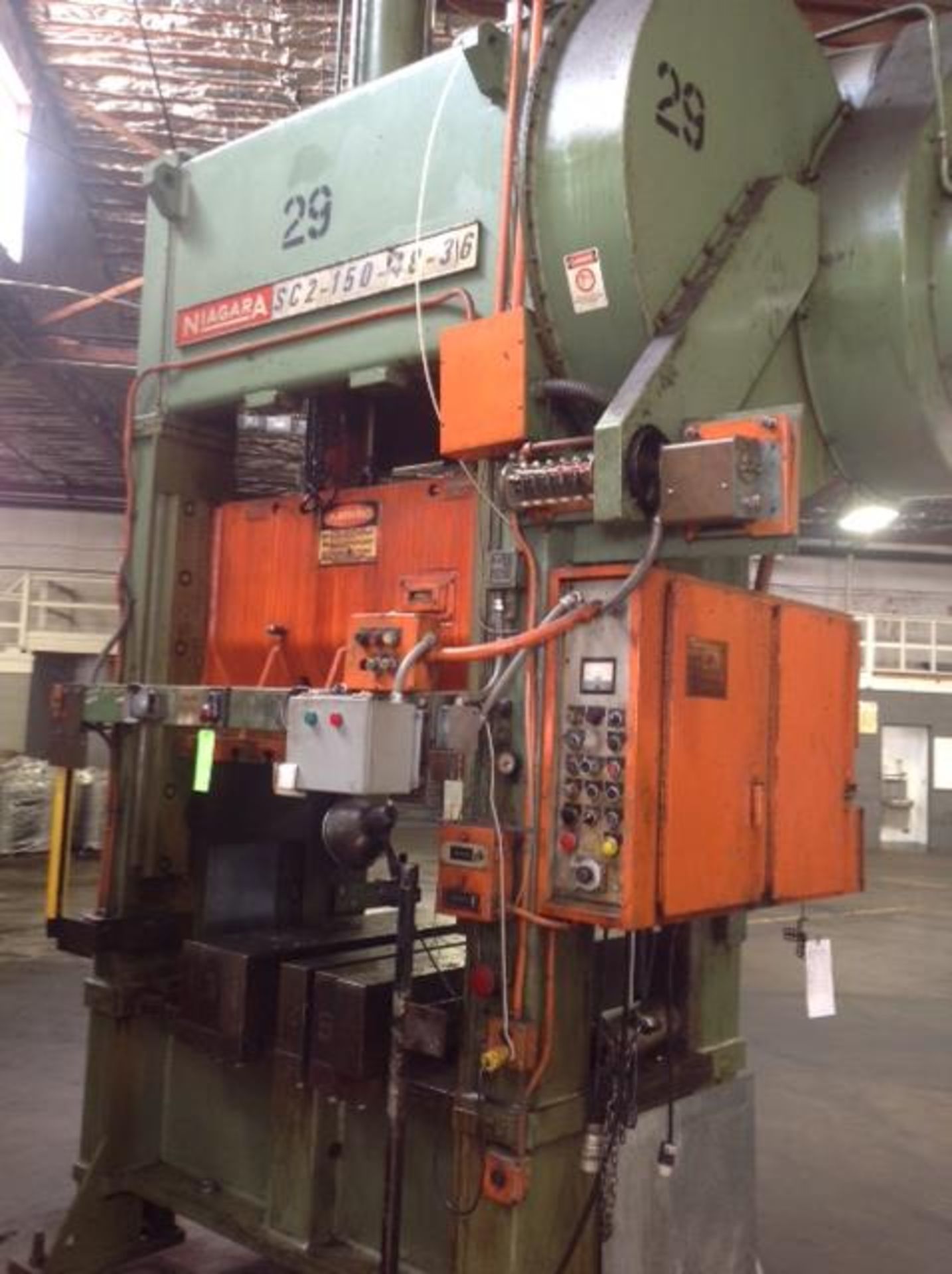 150 Ton Niagara #SC2-150-48-36 SS Press s/n: 47081, 48 x 36” bed, 24.5” sh, 9” adj, 30 - 60 spm, - Image 2 of 5