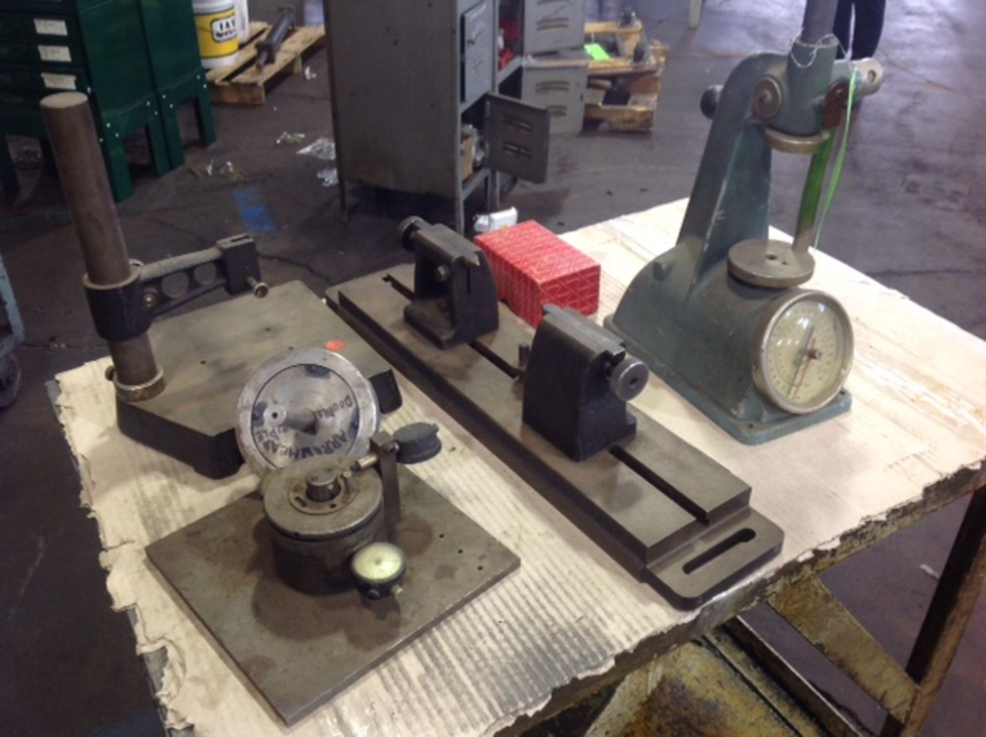 Centers, pressure gage, miss on rolling cart - Image 2 of 2