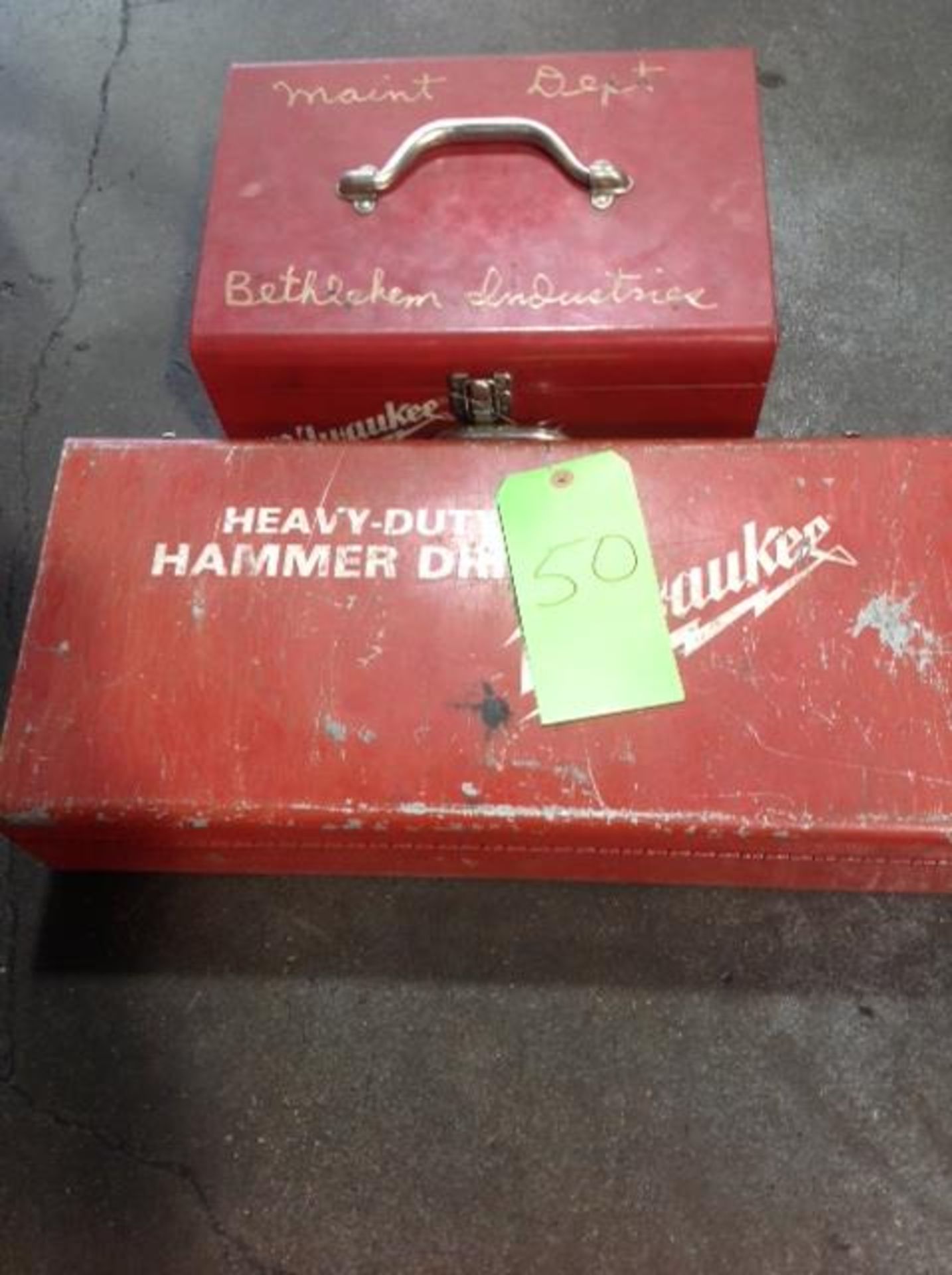 Milwaukee Heavy Duty Hammer Drill, small box empty